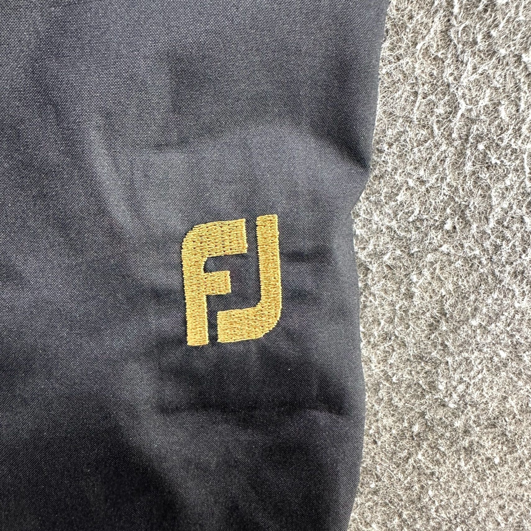 Footjoy VINTAGE Footjoy Dryjoys Pants Mens XL Black Windbreaker Rain Polyester Logo Y2K Size US 36 / EU 52 - 2 Thumbnail