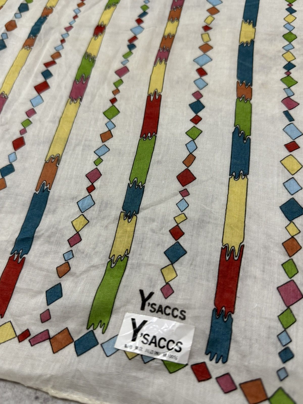 Yohji Yamamoto Vintage Y’saccs Yohji Yamamoto Handkerchief/PocketSquares Size ONE SIZE - 7 Thumbnail