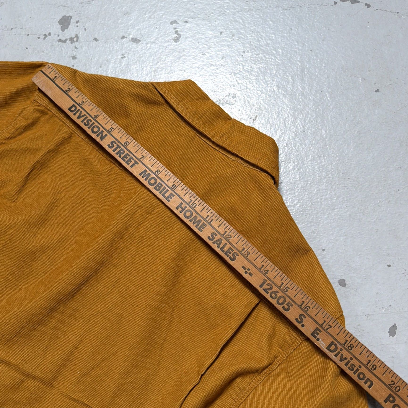 Freenote Cloth Freenote Cloth Corduroy Woven Work Shirt Japanese USA Mustard S Men Long Sleeve Button-Up Size S Size US S / EU 44-46 / 1 - 7 Thumbnail