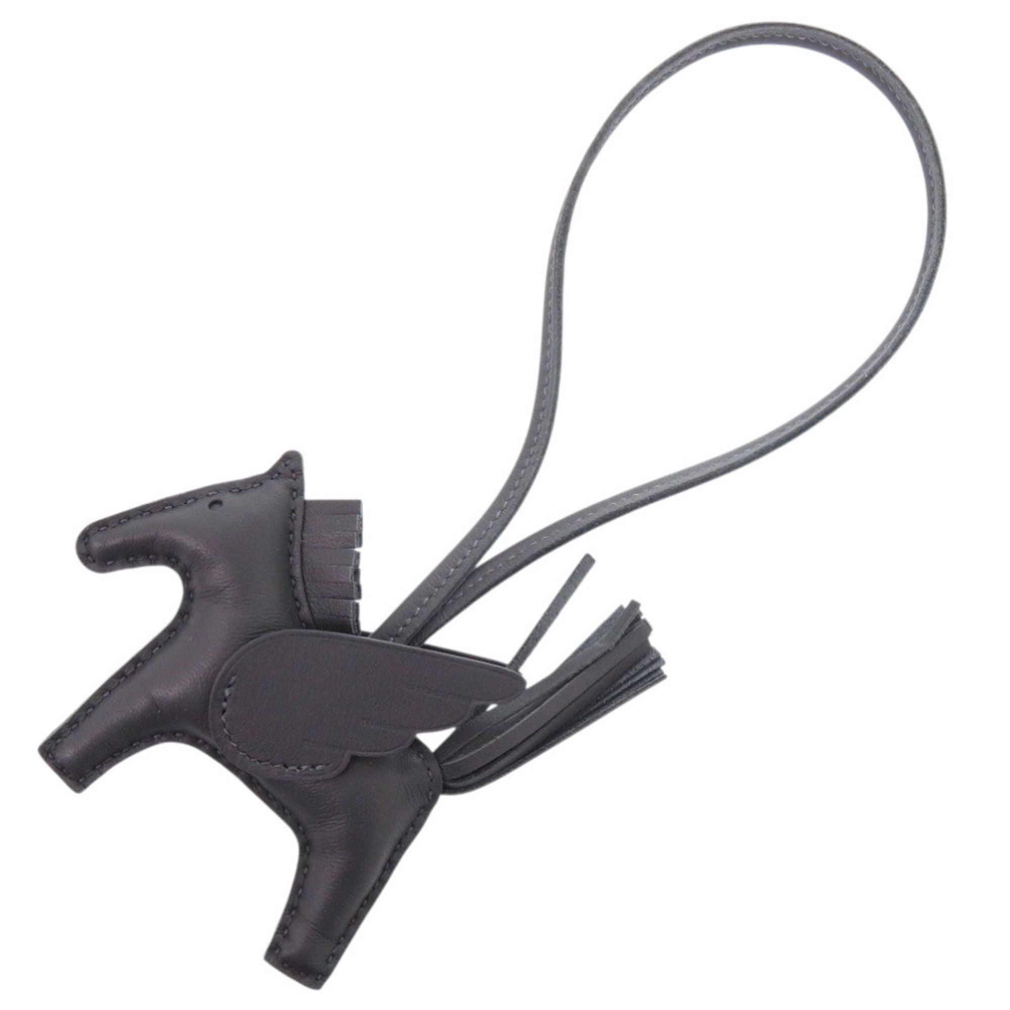 Hermes Hermes Unused Hermès Rodeo Pegasus PM Charm, Lambskin, Ardoise, W Stamp (Made in 2024), Keychain, 1901 Size ONE SIZE - 1 Thumbnail