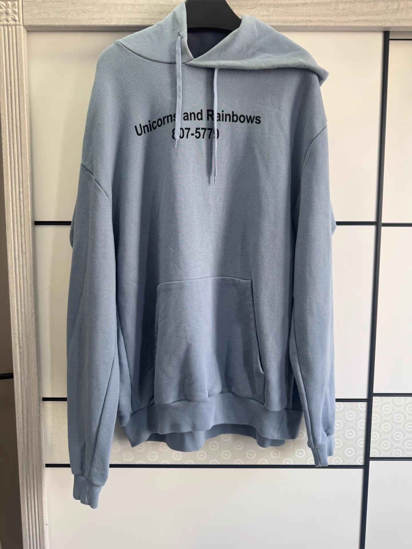 Vetements Vetements Blue Unicorn Hoodie Size US M / EU 48-50 / 2 - 1 Thumbnail