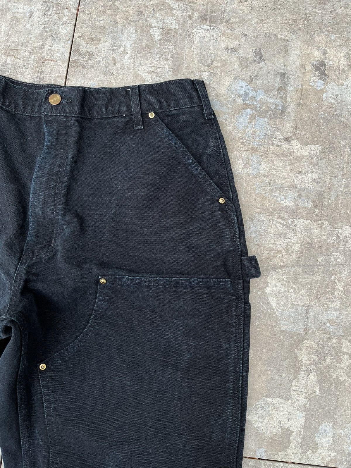 Carhartt × Vintage Vintage Faded Carhartt Double Knee Distressed Pant Size US 34 / EU 50 - 7 Thumbnail