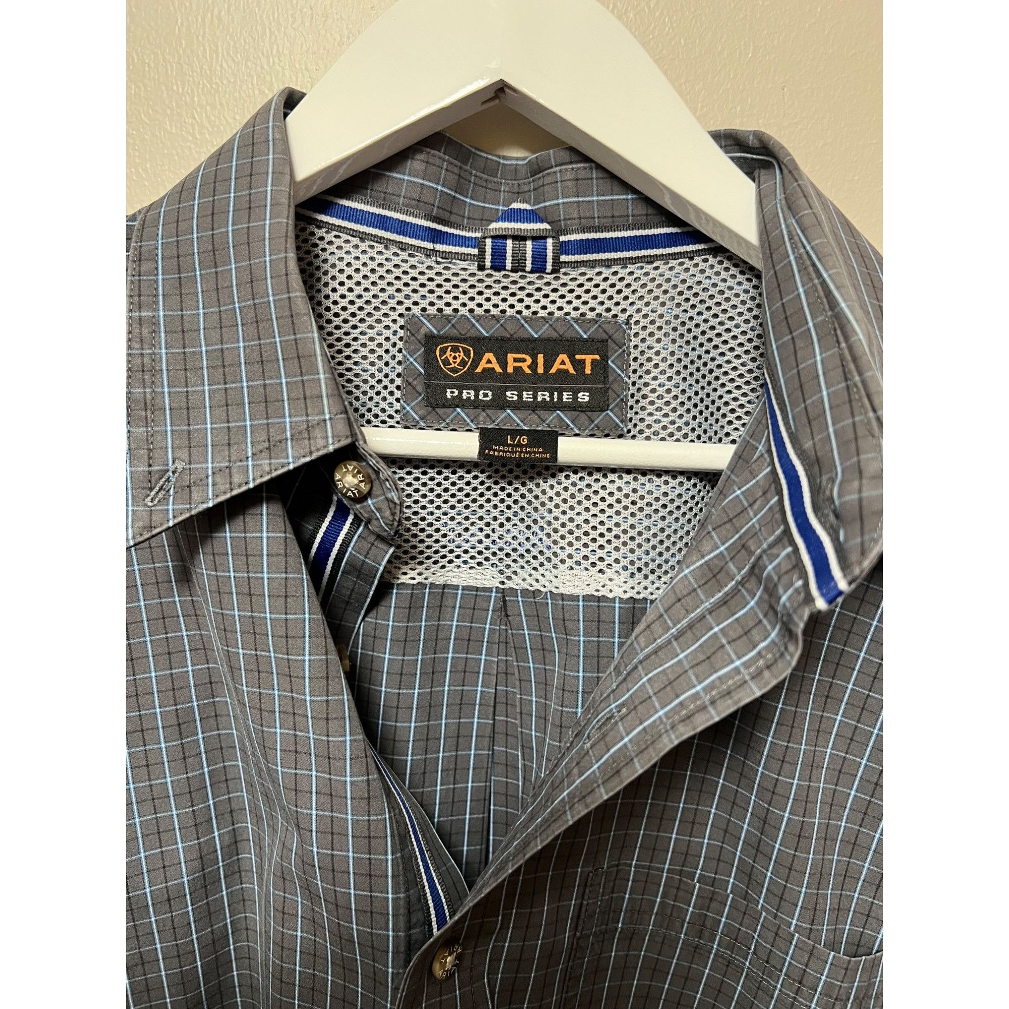 Ariat Ariat Pro Series Long Sleeve Button Up Dress Shirt - Size L Size US L / EU 52-54 / 3 - 2 Thumbnail