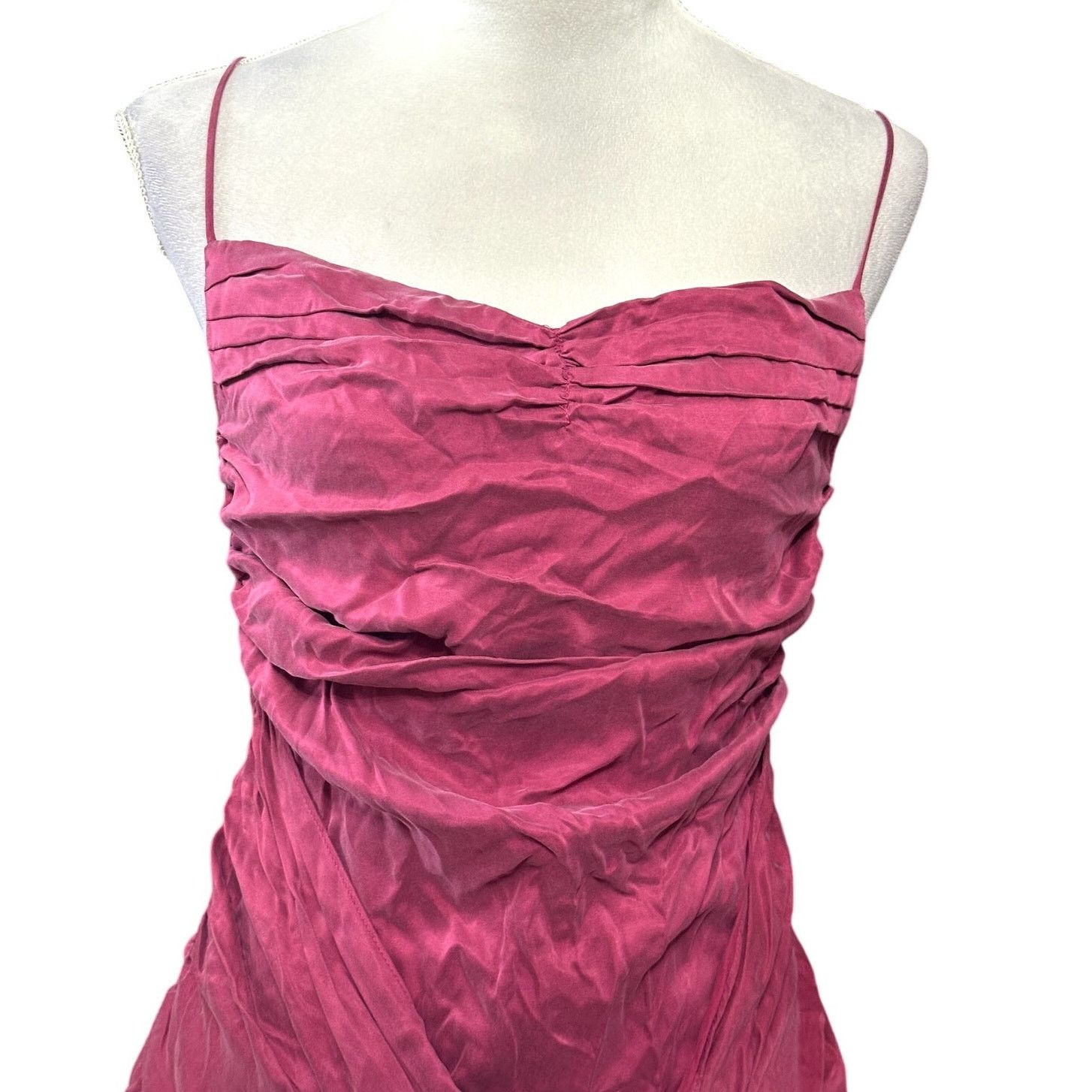 For Love & Lemons For Love & Lemons Allie Mini Dress Ruched Purple/Pink M NWT Size M / US 6-8 / IT 42-44 - 3 Thumbnail