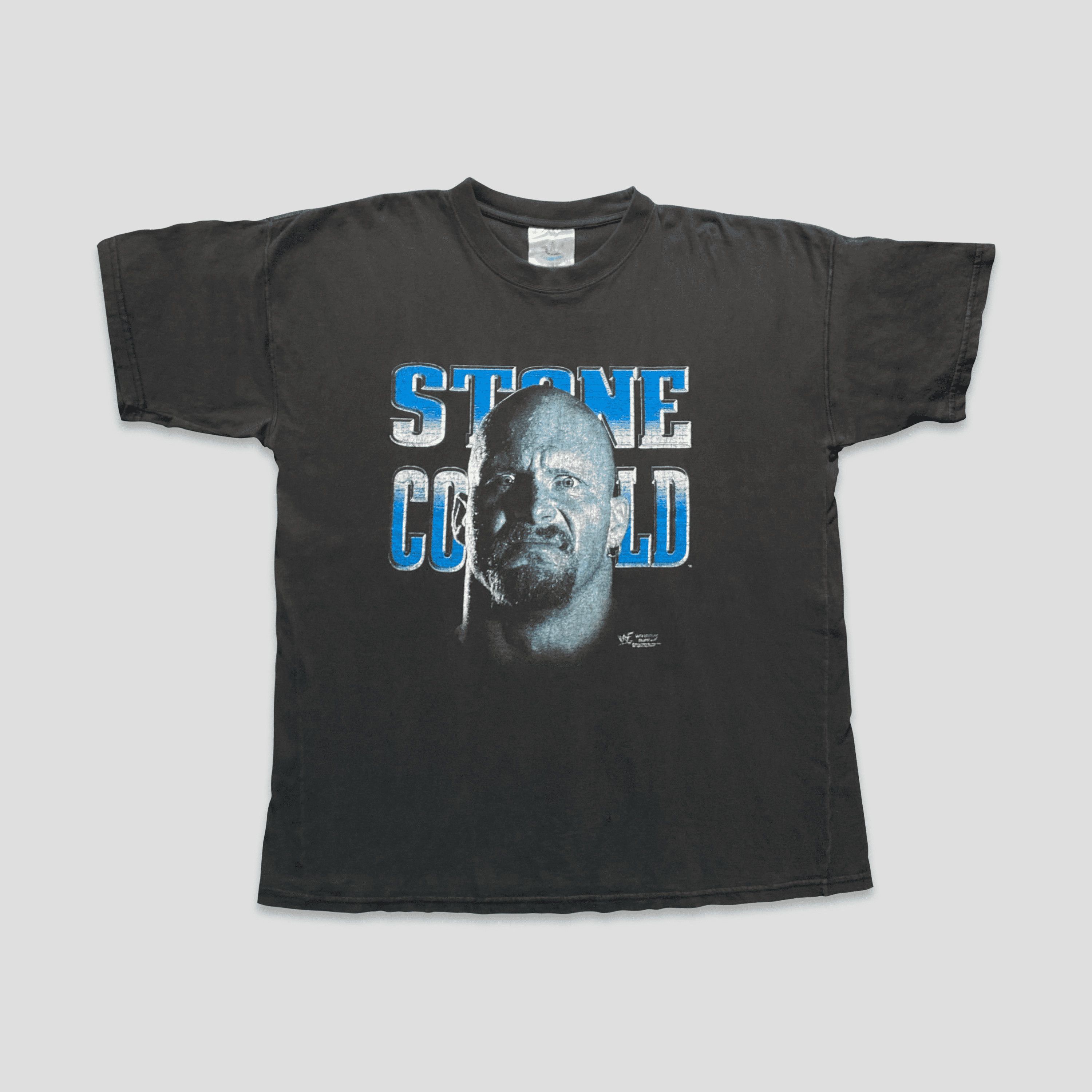 Vintage × WWF Vintage 1998 Stone Cold Steve Austin T-Shirt Size US XXL / EU 58 / 5 - 1 Thumbnail