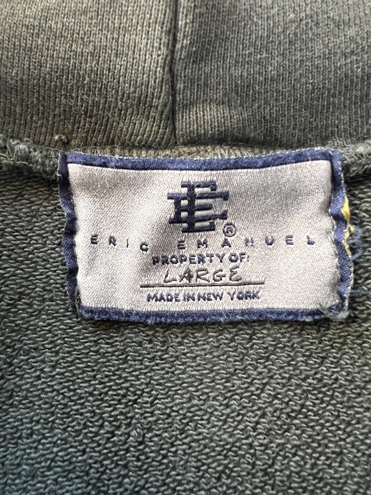 Eric Emanuel Eric Emanuel EE Basic Hoodie Men's "Off-Black" Size US L / EU 52-54 / 3 - 2 Thumbnail