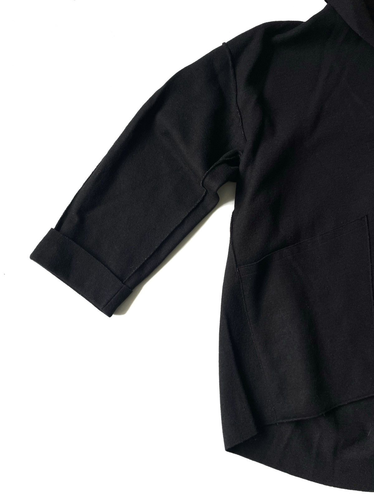 Annette Gortz Annette Görtz Women's Heavyweight Wool Black Cardigan 36/S Size S / US 4 / IT 40 - 2 Thumbnail