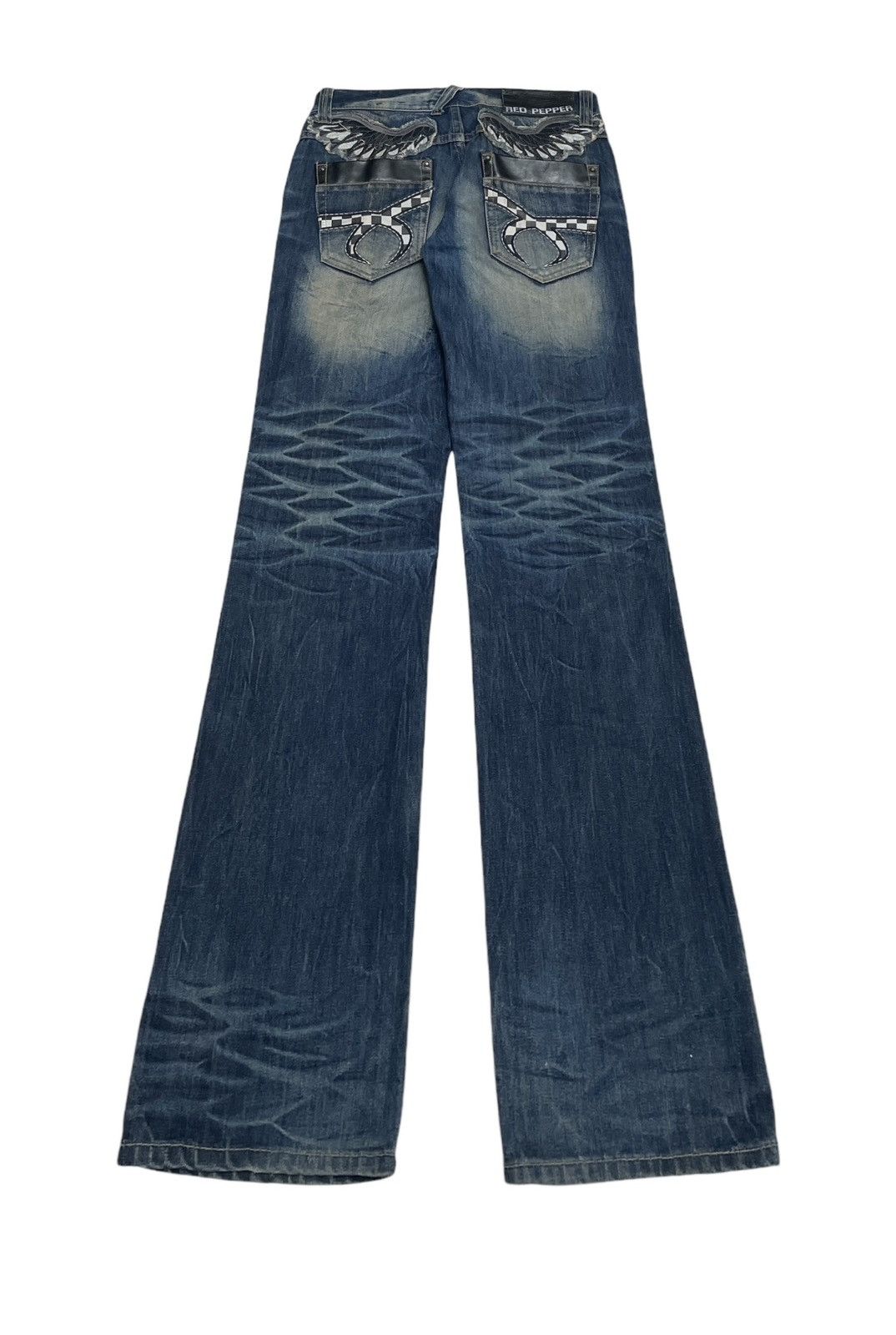 If Six Was Nine Rare Design Vintage Japanese Brand Red Pepper Jeans 2000s Size US 32 / EU 48 - 2 Thumbnail