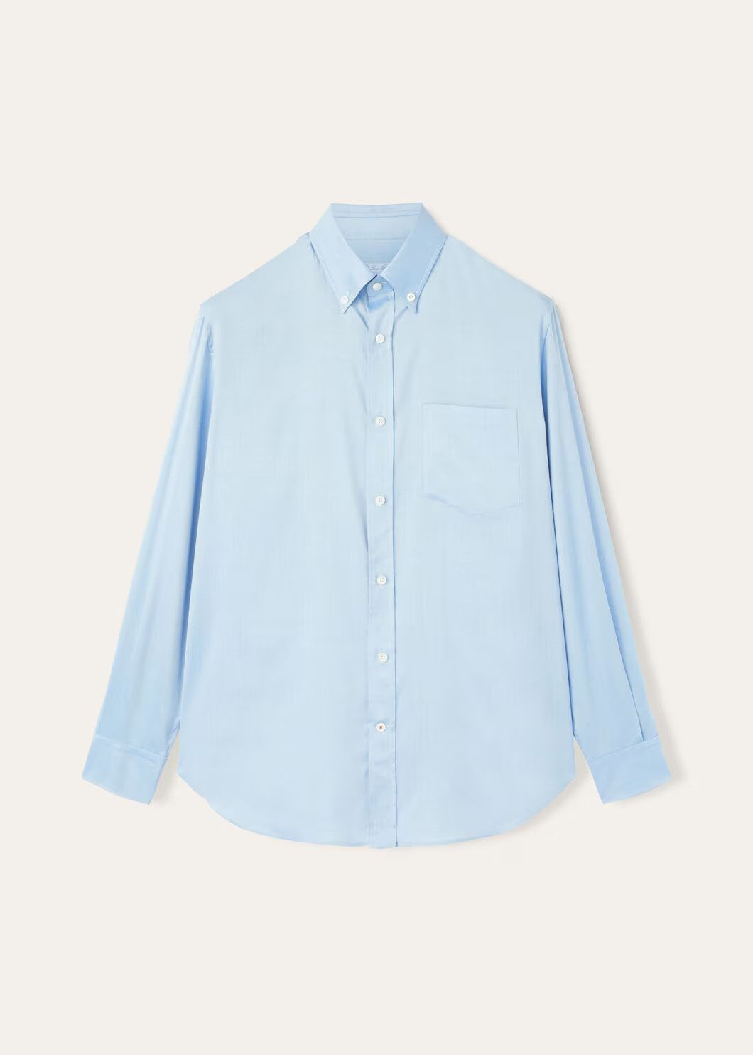 Loro Piana o1w1db10725 FAO6754 Elia Silk Shirt in Blue Size US XL / EU 56 / 4 - 1 Preview
