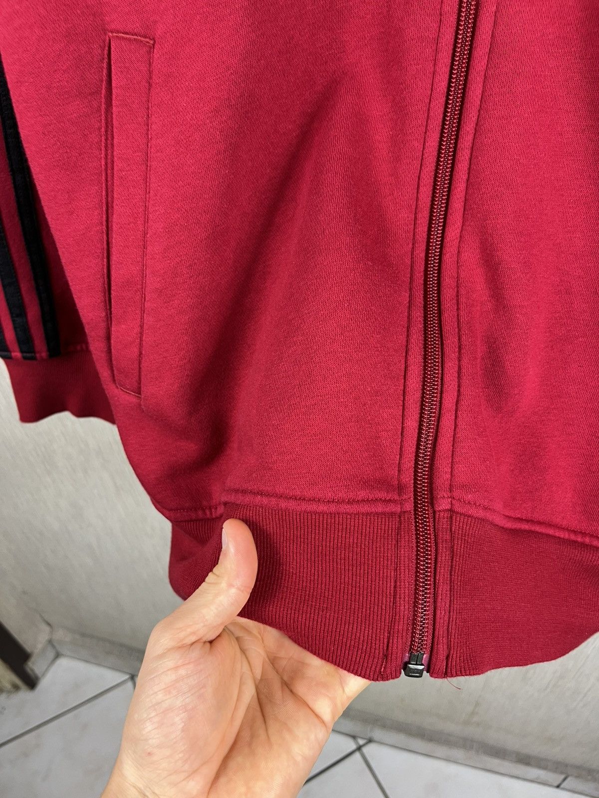 Adidas Vintage Sample Adidas Miami Heat track y2k zip hoodie bloke Size US M / EU 48-50 / 2 - 11 Thumbnail