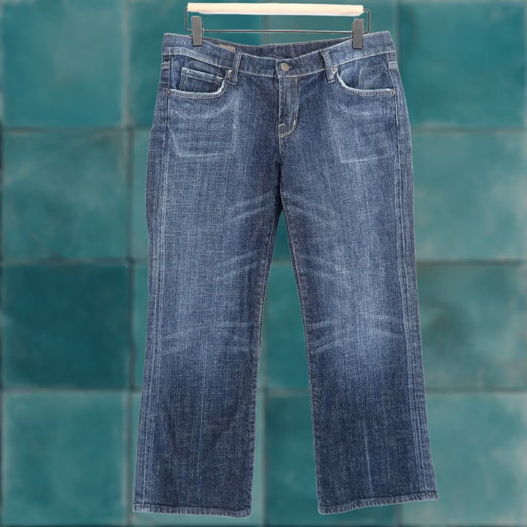 Citizens Of Humanity Citizens of Humanity Jeans Womens 30 Blue Low Bootcut Stretch Denim 5-Pocket Logo Rise Low Rise Casual Vintage: No Mens Womens Size 30" / US 8 / IT 44 - 1 Thumbnail