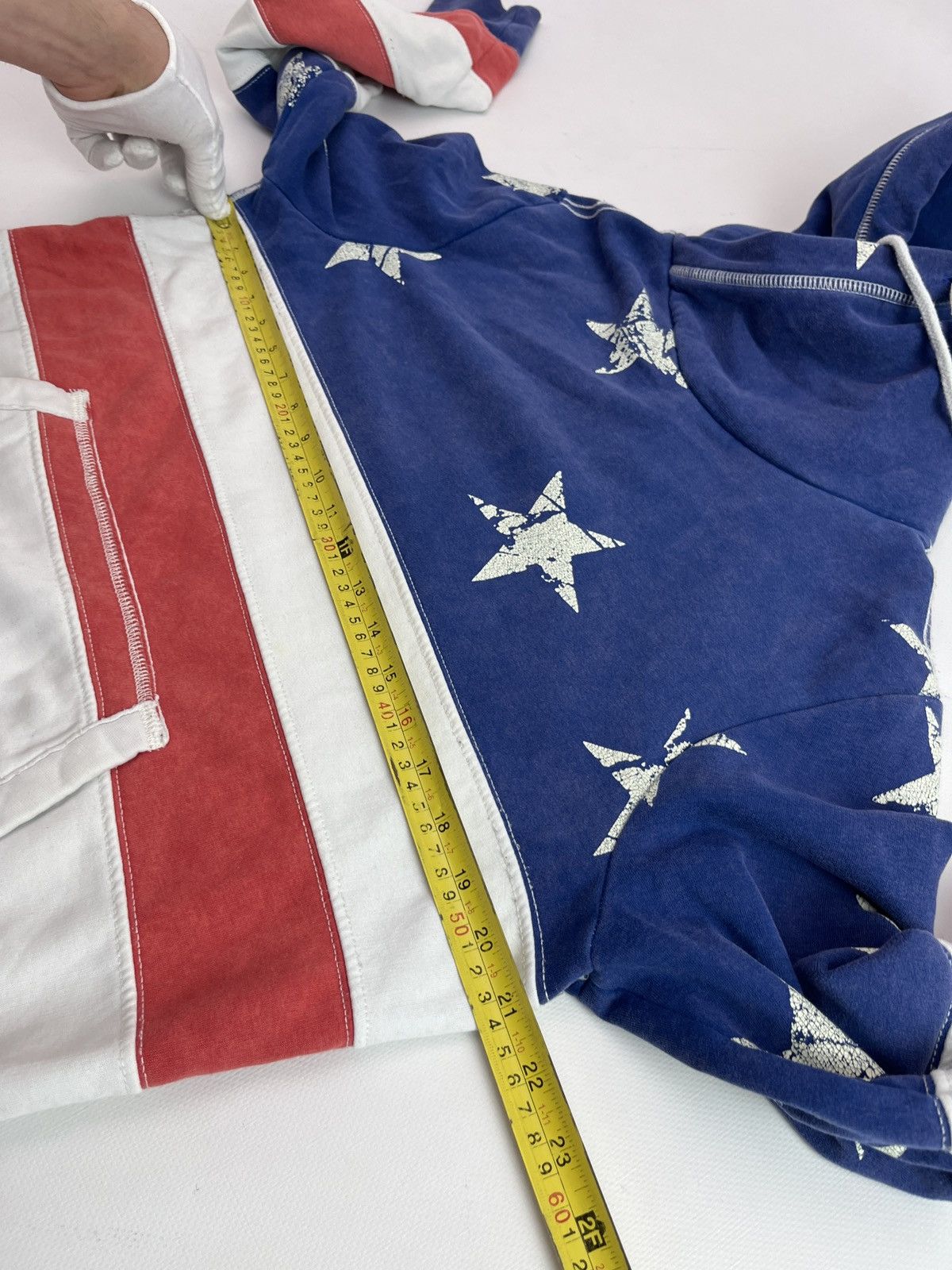 True Religion Vintage Rare True Religion USA Flag Printed Hoodie Size US S / EU 44-46 / 1 - 9 Thumbnail