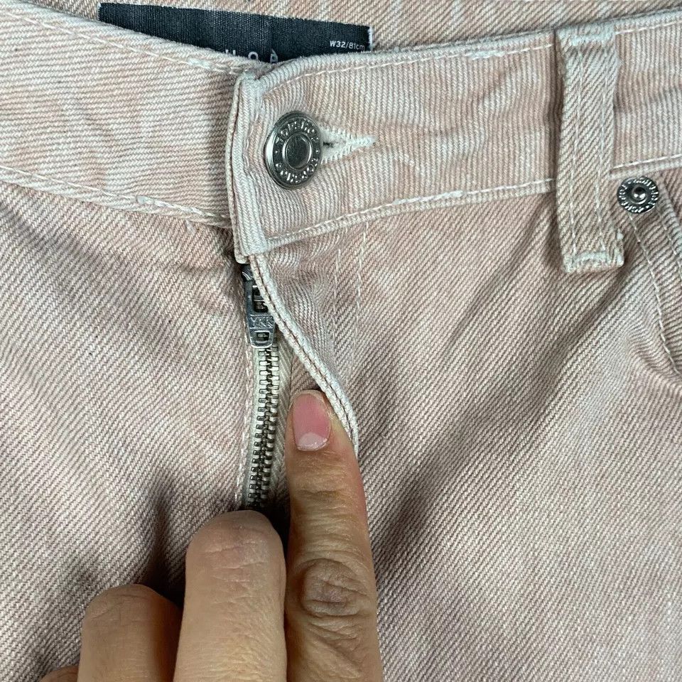 Topshop Topshop Jeans Men's 32x30 Tapered Leg Denim Peach Adults Size US 32 / EU 48 - 3 Thumbnail
