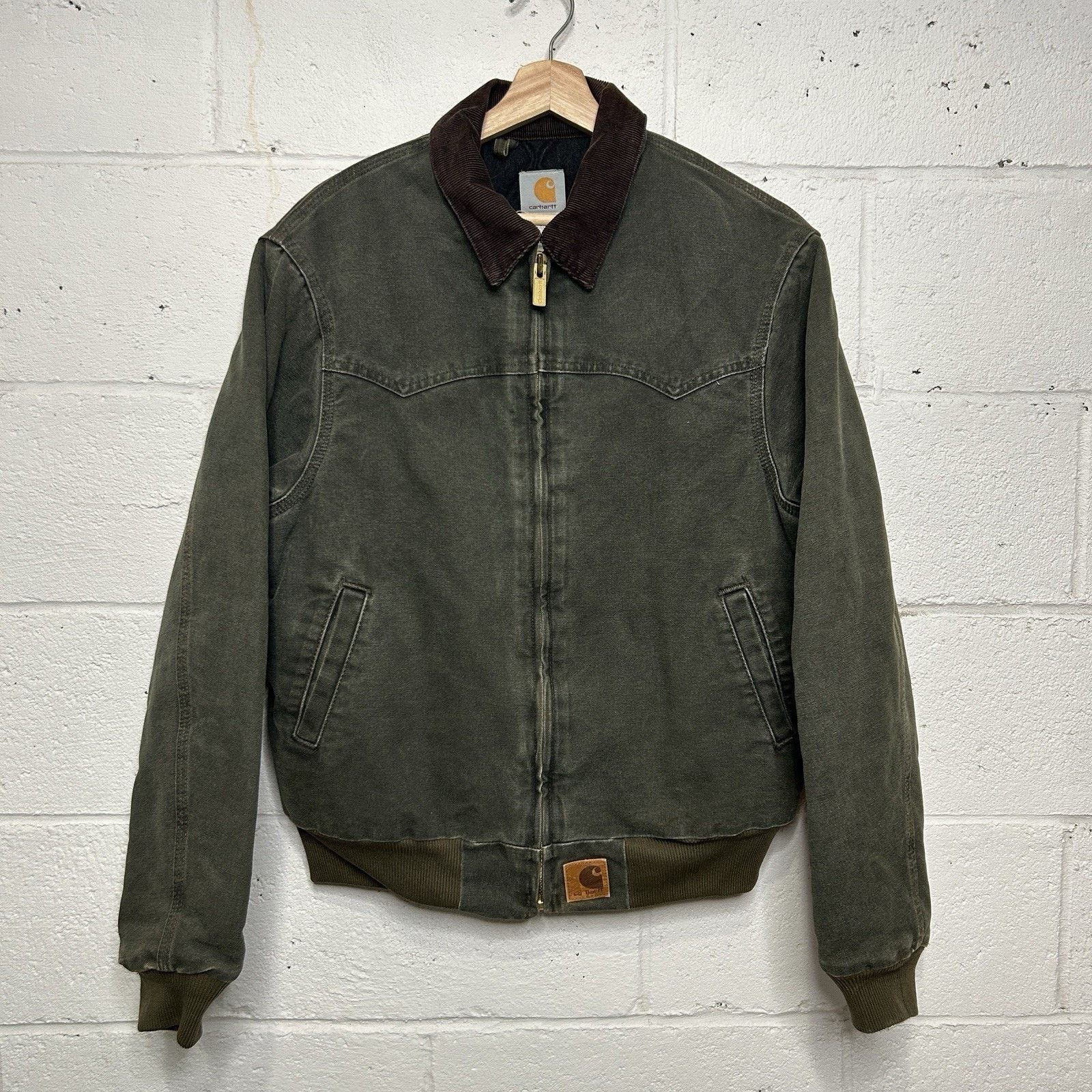 Carhartt Vintage Carhartt Quilted Santa Fe Jacket “Moss Green” J14 Size US M / EU 48-50 / 2 - 1 Thumbnail