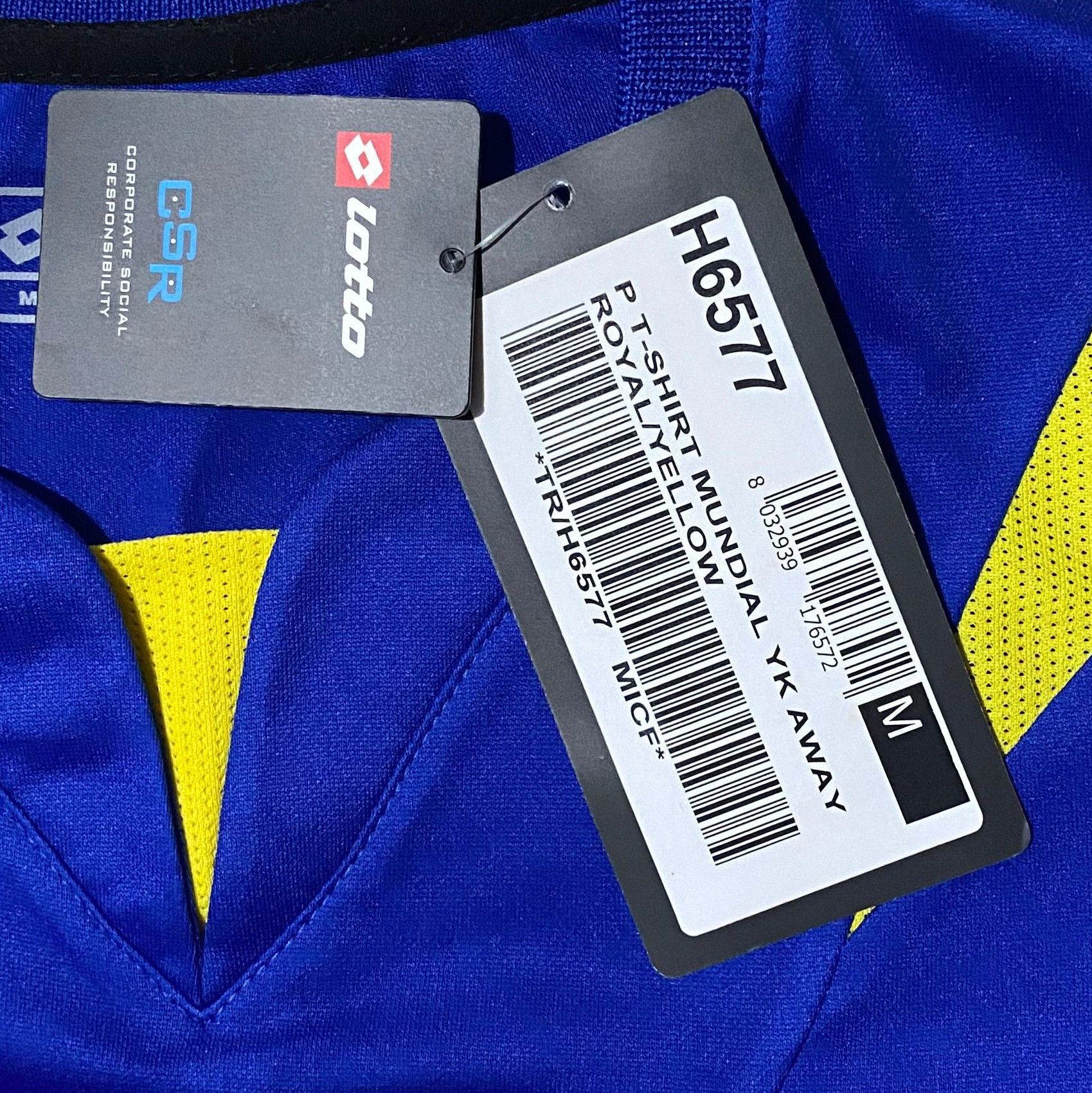 Lotto Sport Ukraine 2006-2008 Away Jersey Andriy Shevchenko Size US M / EU 48-50 / 2 - 6 Thumbnail
