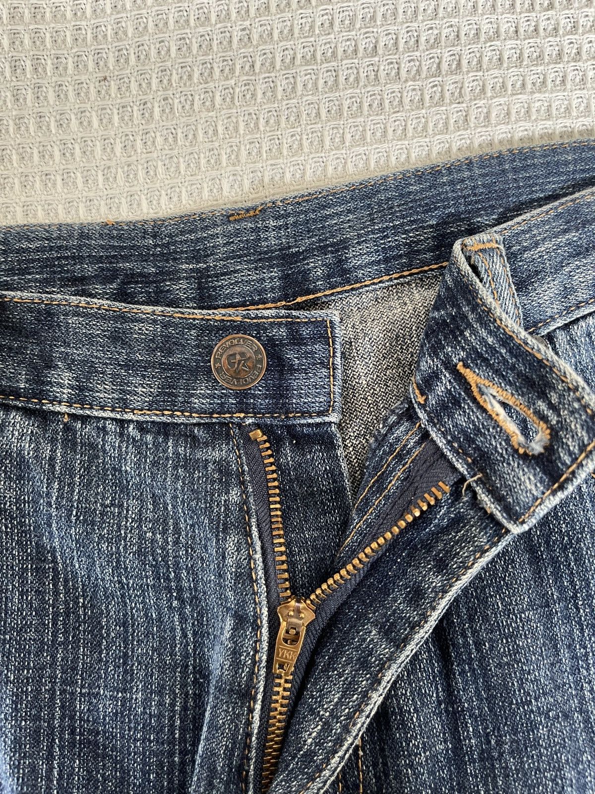 REVOLVE Vintage🔥REVOLVER🔥Embroidery Patchwork Bandanna Pocket Jeans Size US 32 / EU 48 - 9 Thumbnail