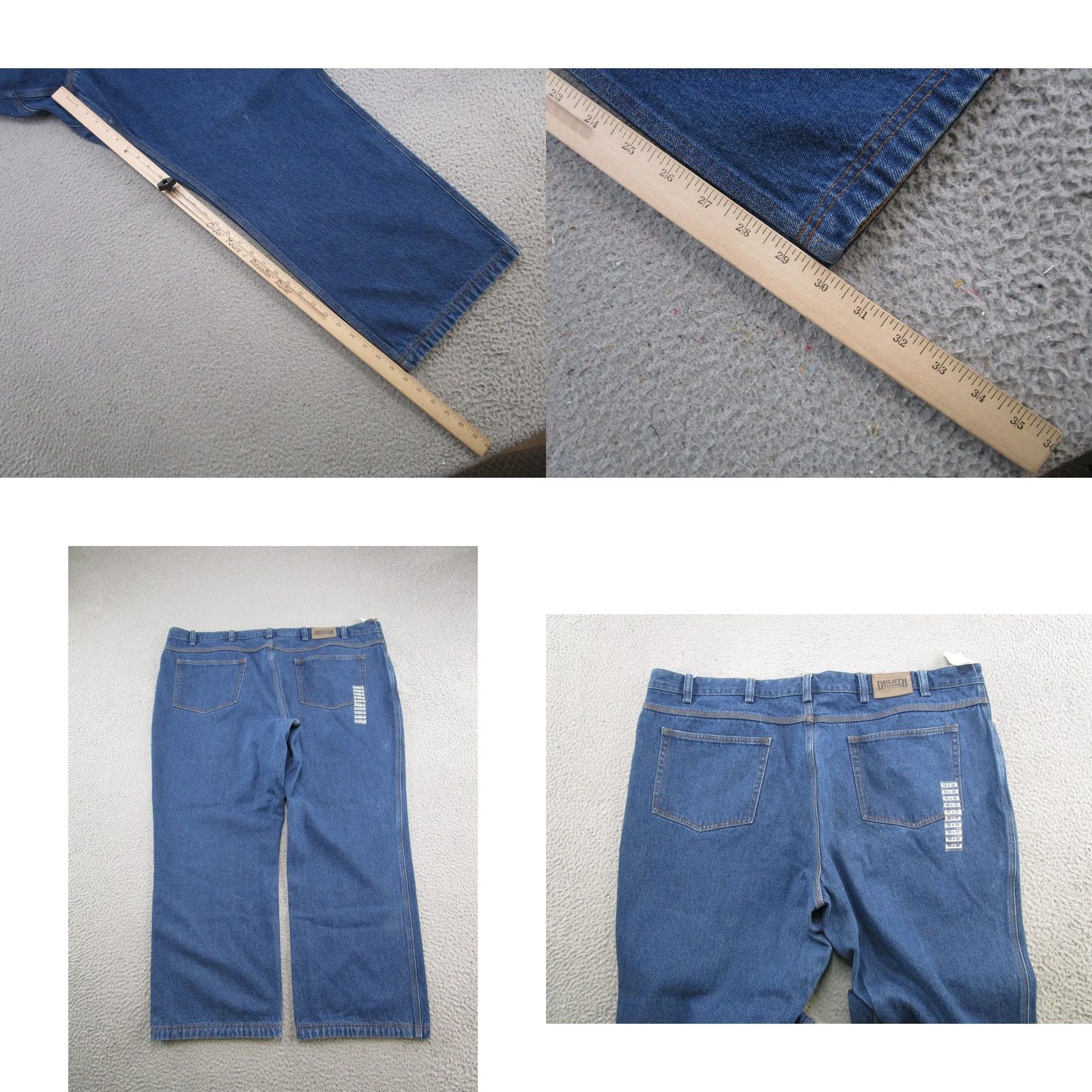CO Duluth Men Jeans Ballroom 50x30 Relaxed Denim Blue NWT USA 5-Pocket Modern Straight Jeans Mens Size US 34 / EU 50 - 9 Thumbnail