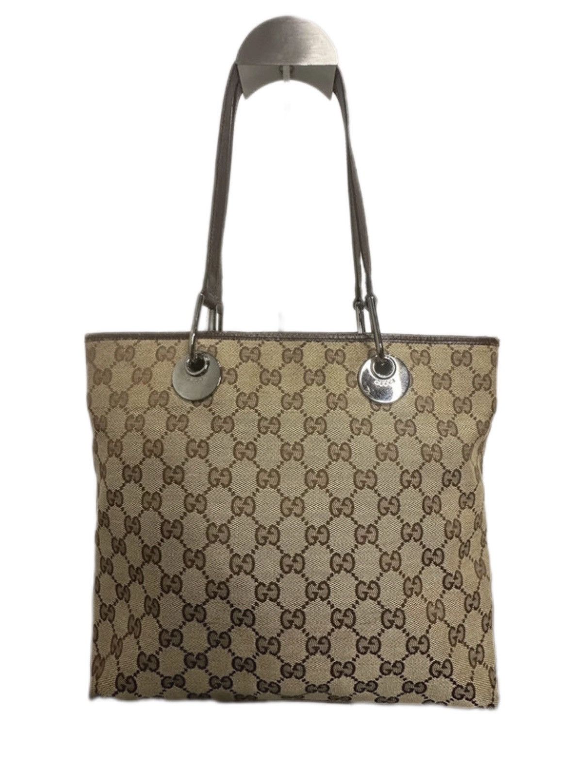 Gucci Gucci GG Canvas Tote Bag Size ONE SIZE - 4 Thumbnail