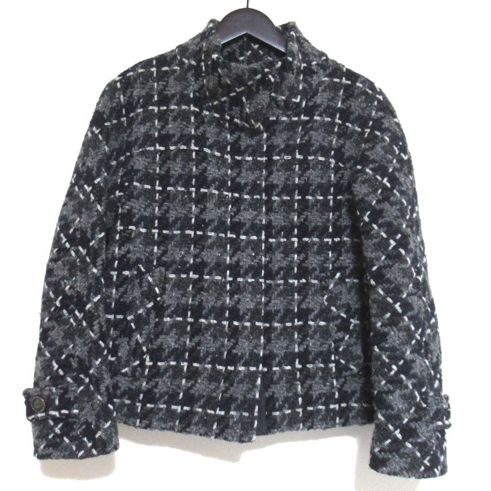 Max Mara MaxMara Weekend Max Mara Snap Button Front Tweed Stand Collar Jacket Others Outerwear DUTY FREE for USA Size ONE SIZE - 1 Thumbnail