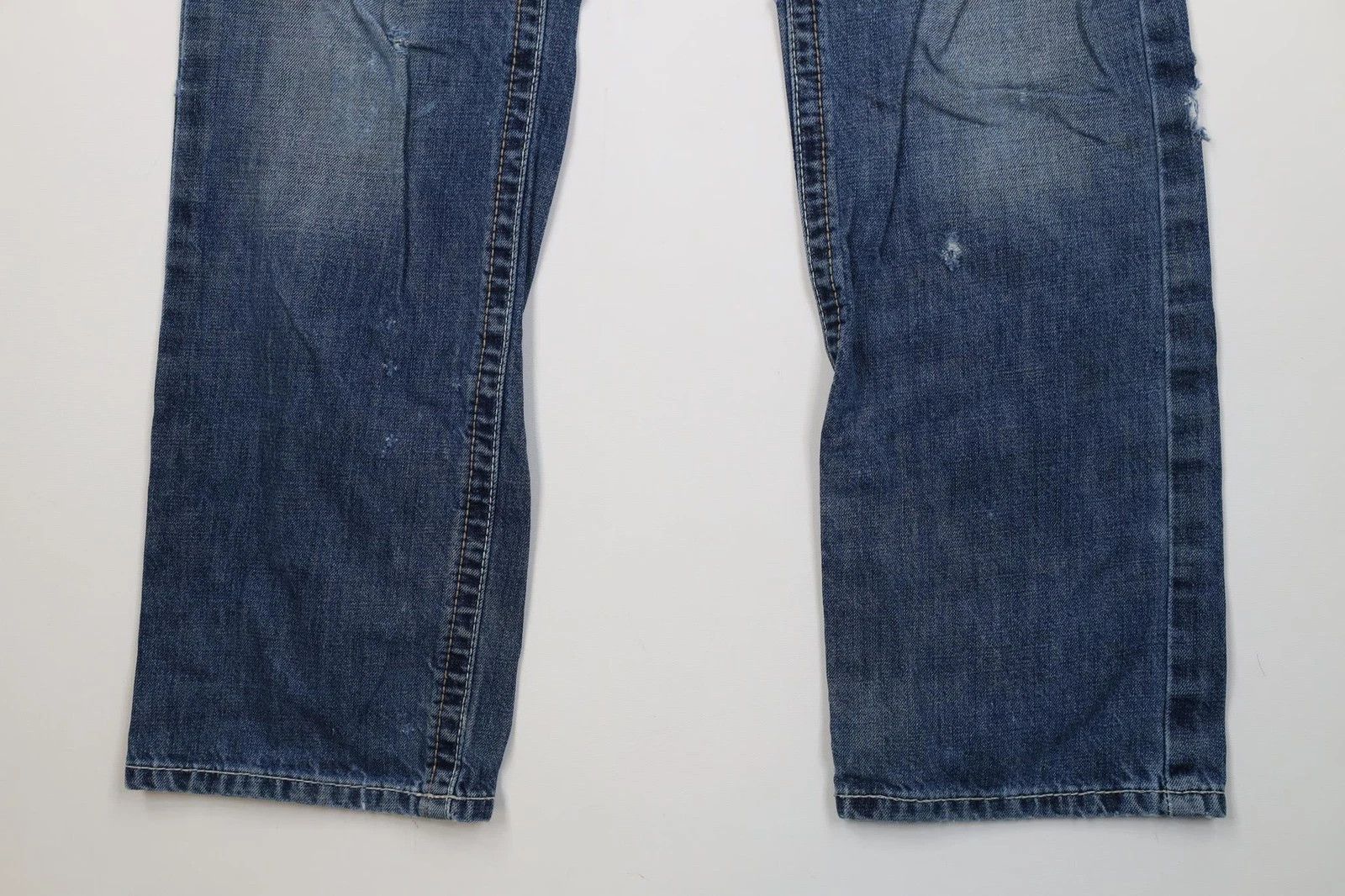 Ariat Ariat M3 Loose Fit Thick Stitch Wide Leg Denim Jeans Blue Size US 29 - 4 Thumbnail