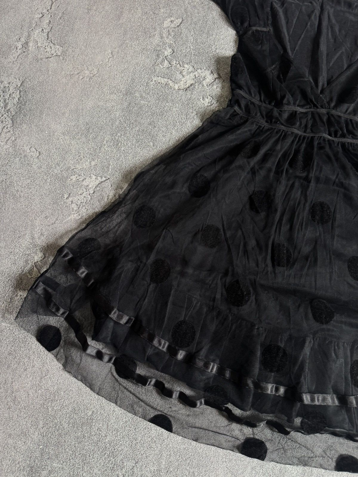 Miss Sixty Killah by Miss Sixty M size dotted mesh dress gothic Y2K Size M / US 6-8 / IT 42-44 - 9 Thumbnail