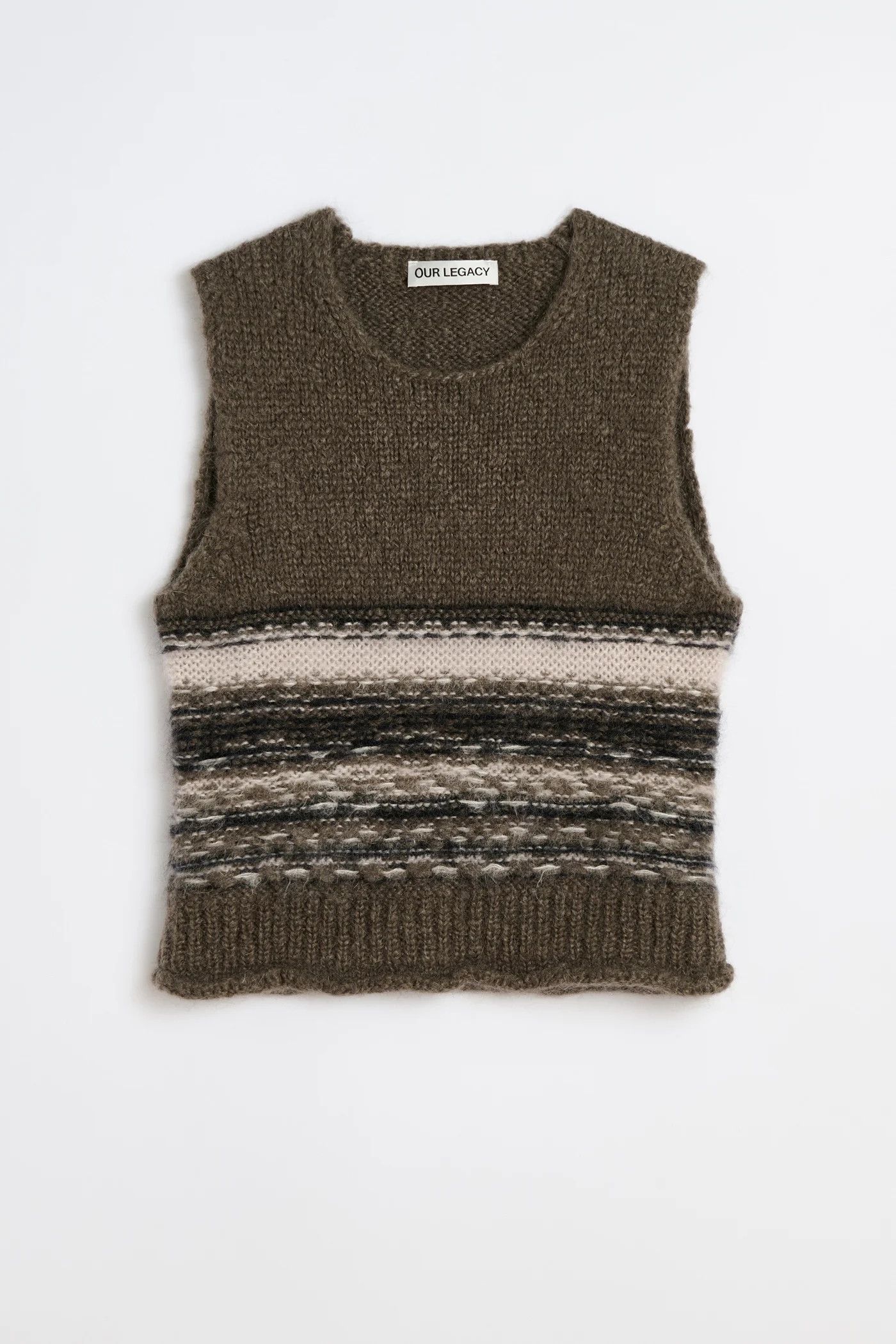 Our Legacy Our Legacy Pleaser Tank Blur Fair Isle Mohair Wool Vest 48 Size US M / EU 48-50 / 2 - 1 Thumbnail