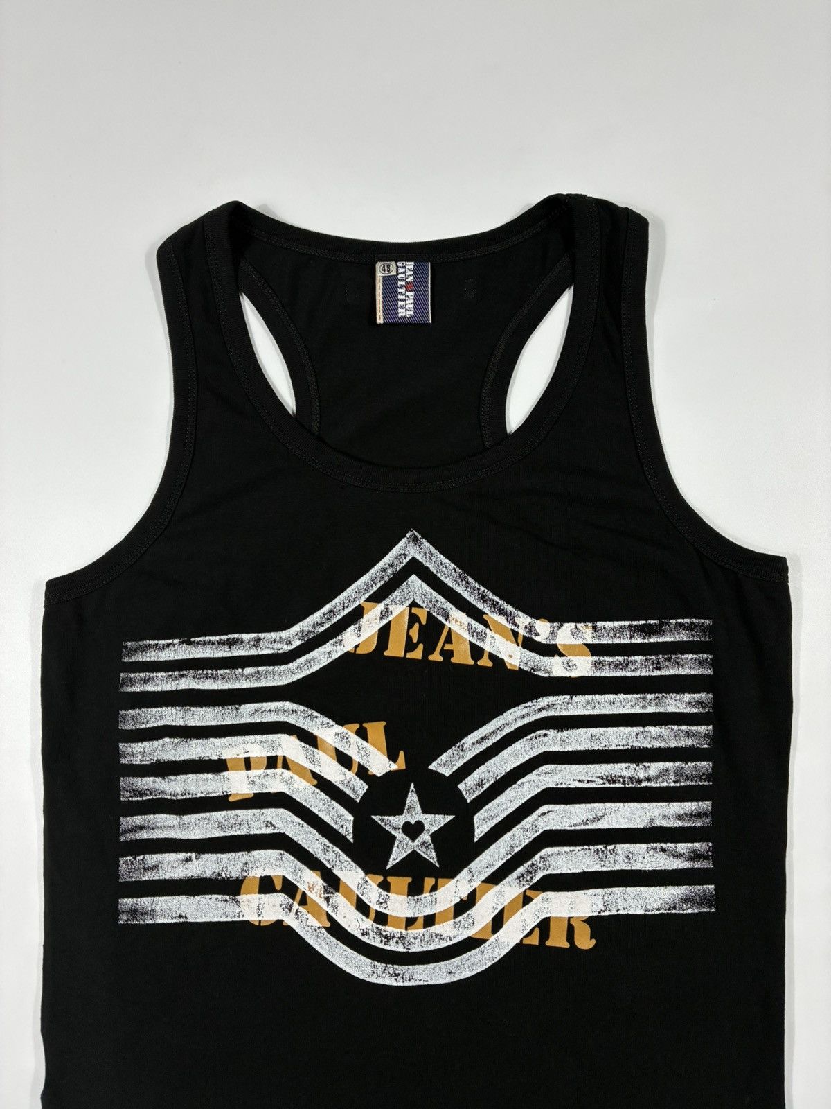 Jean Paul Gaultier Vintage Archive Jean Paul Gaultier Military Tank Top Size XL / US 12-14 / IT 48-50 - 2 Thumbnail