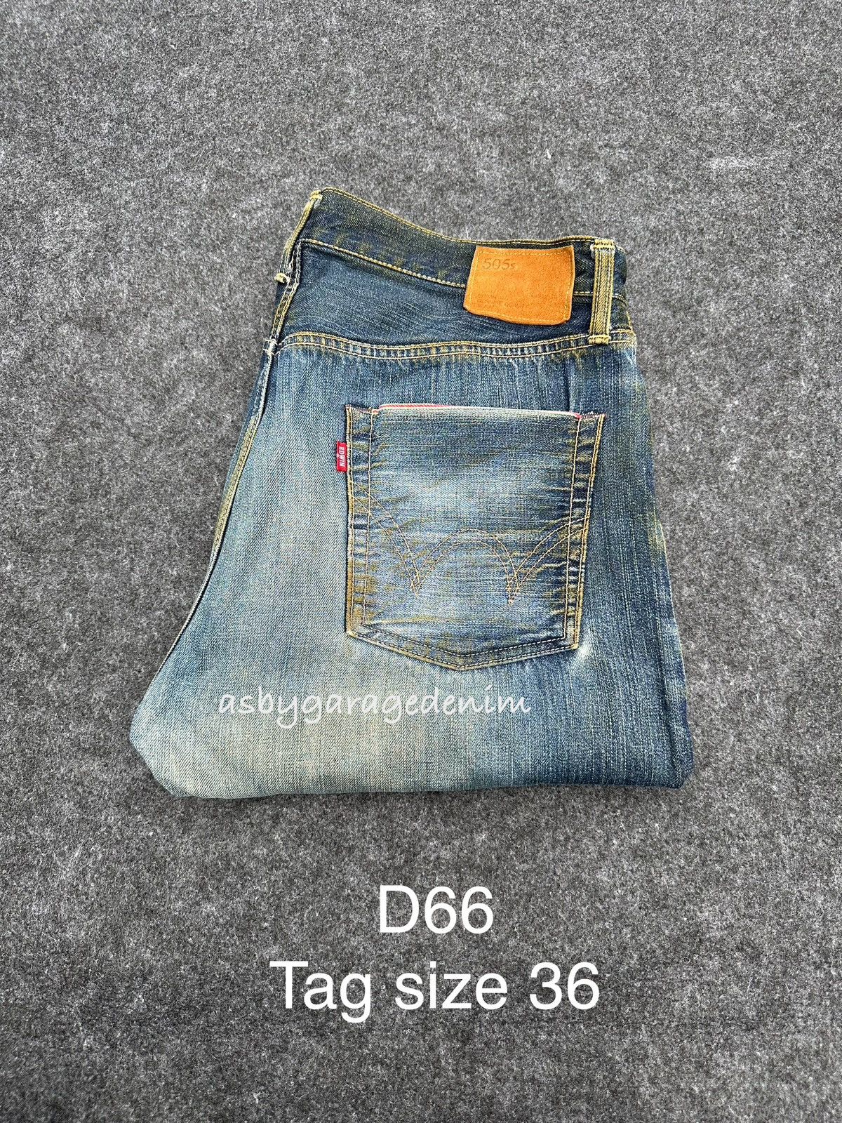 Edwin Vintage Edwin 505s Selvedge Dirty Style Denim 36x32 D66 Size US 36 / EU 52 - 16 Thumbnail