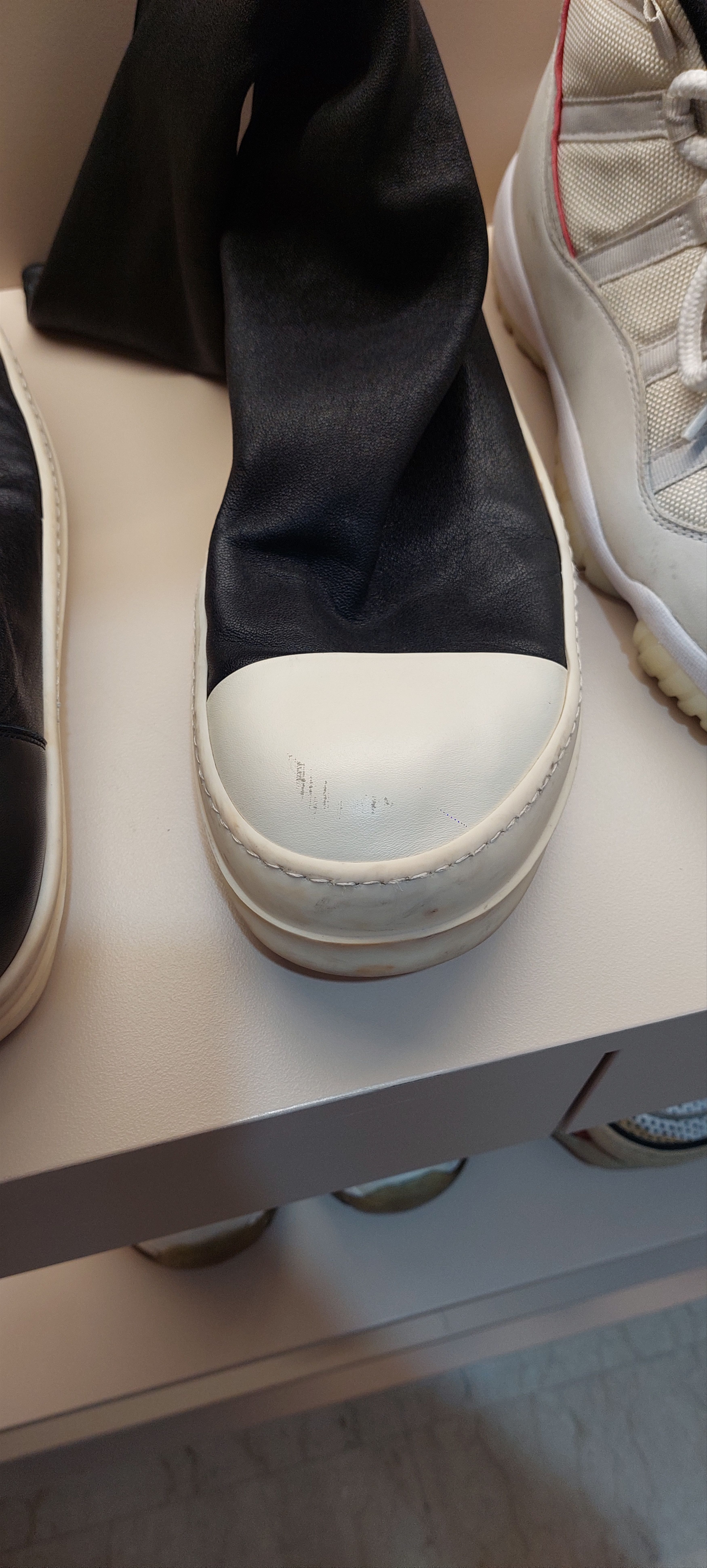 Rick Owens Rick Owens Leather Sock Ramones Size US 10 / EU 43 - 11 Thumbnail