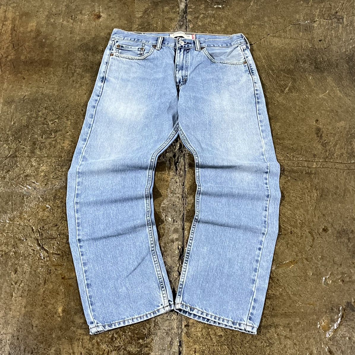 Levi's × Vintage Crazy Vintage Y2K Levi's 505 Faded Essential Skater Jeans Size US 32 / EU 48 - 2 Thumbnail