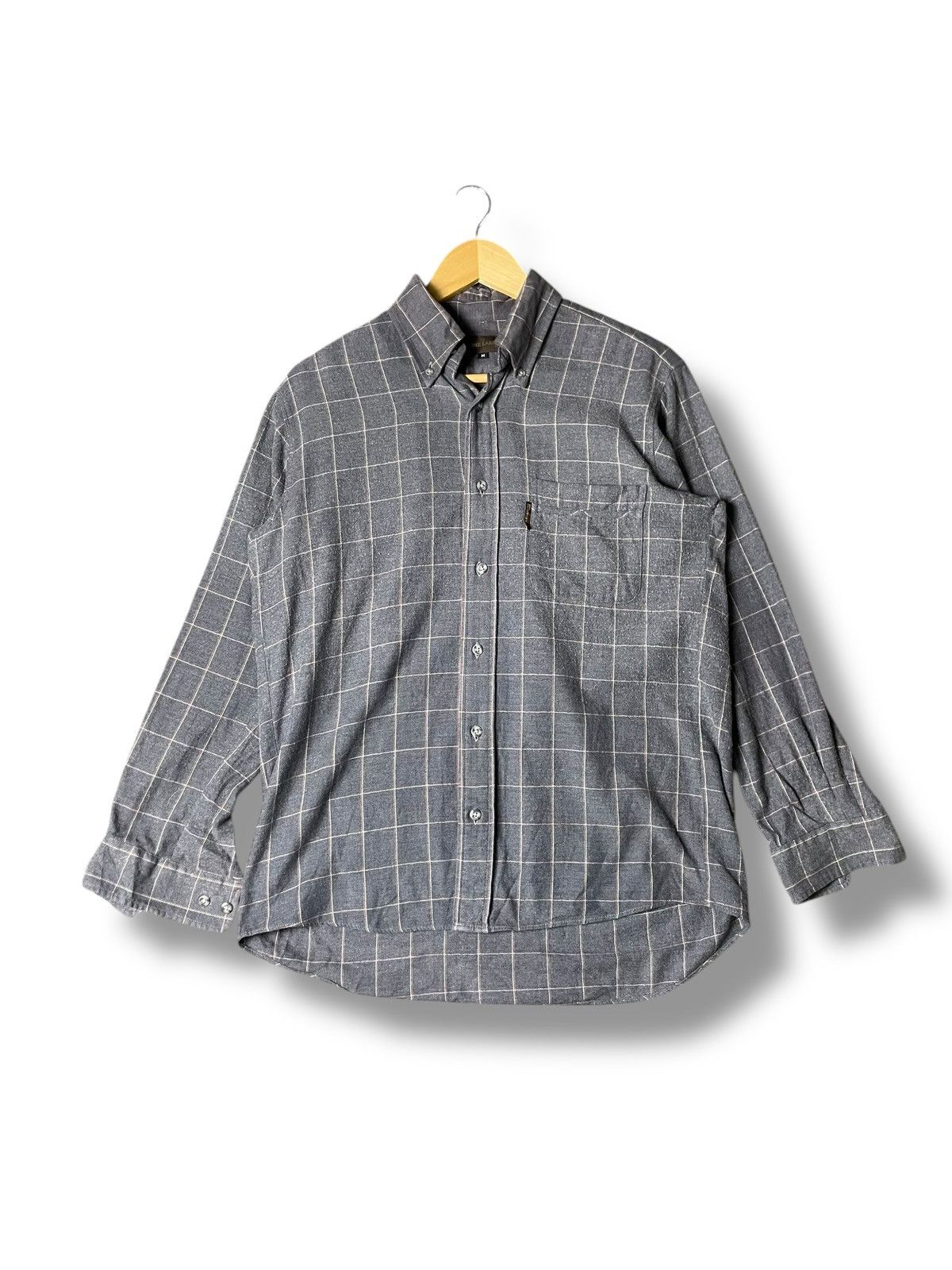 Japanese Brand Maxime Labeyrie Brand Button Up Flannel (58) Size US M / EU 48-50 / 2 - 1 Thumbnail