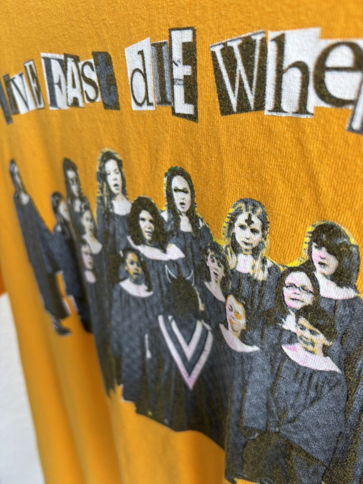 G59 Records $uicideboy$ Live Fast Die Whenever T-shirt Yellow Size US XL / EU 56 / 4 - 6 Thumbnail