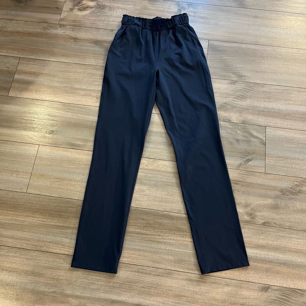 Lululemon Lululemon Stretch Luxtreme Dark Navy Casual Pants Women 2 Size 26" / US 2 / IT 38 - 3 Thumbnail