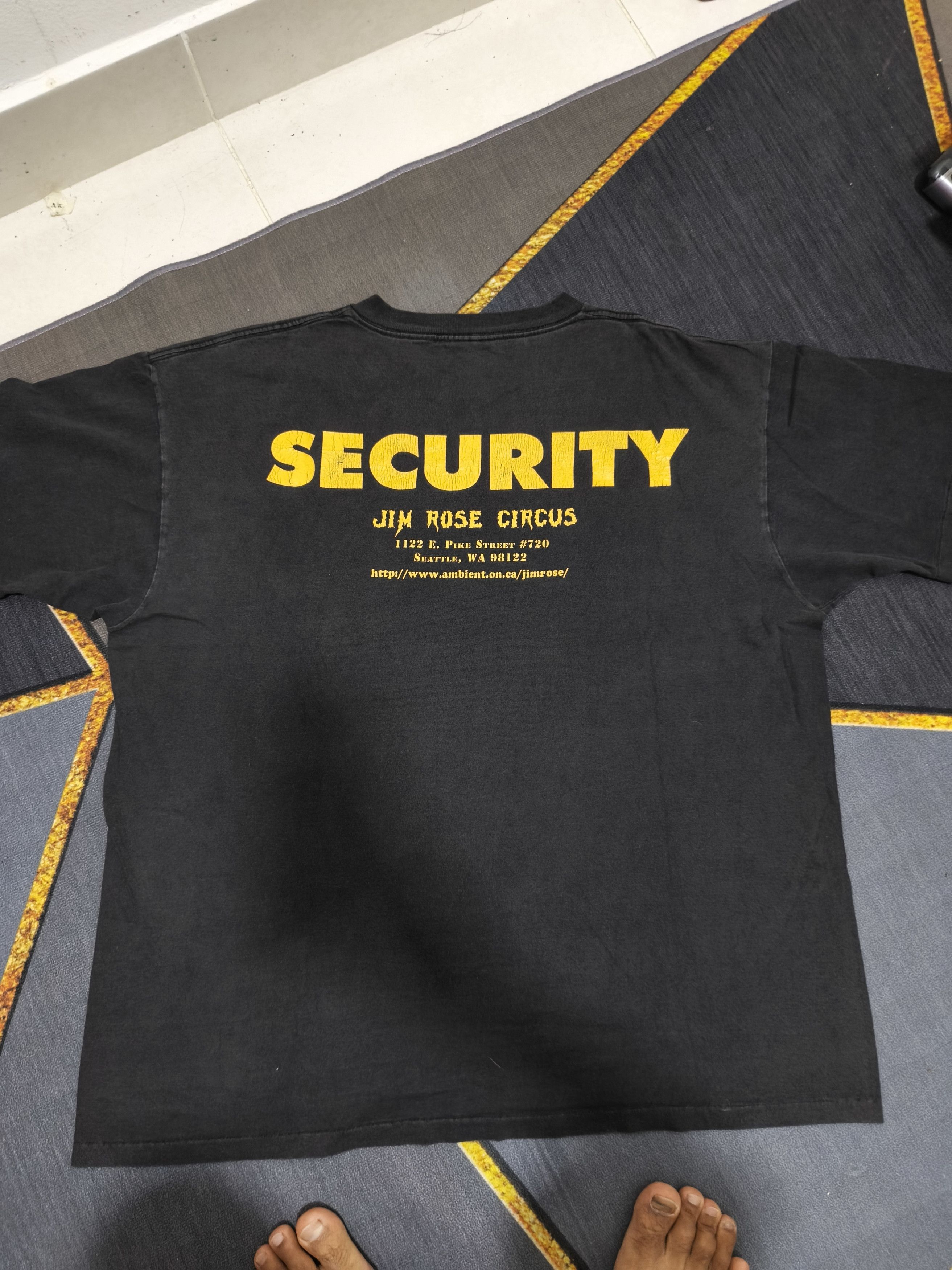 Other Vintage Jim Rose Circus Security Tee – Crew Shirt Size US XL / EU 56 / 4 - 3 Thumbnail