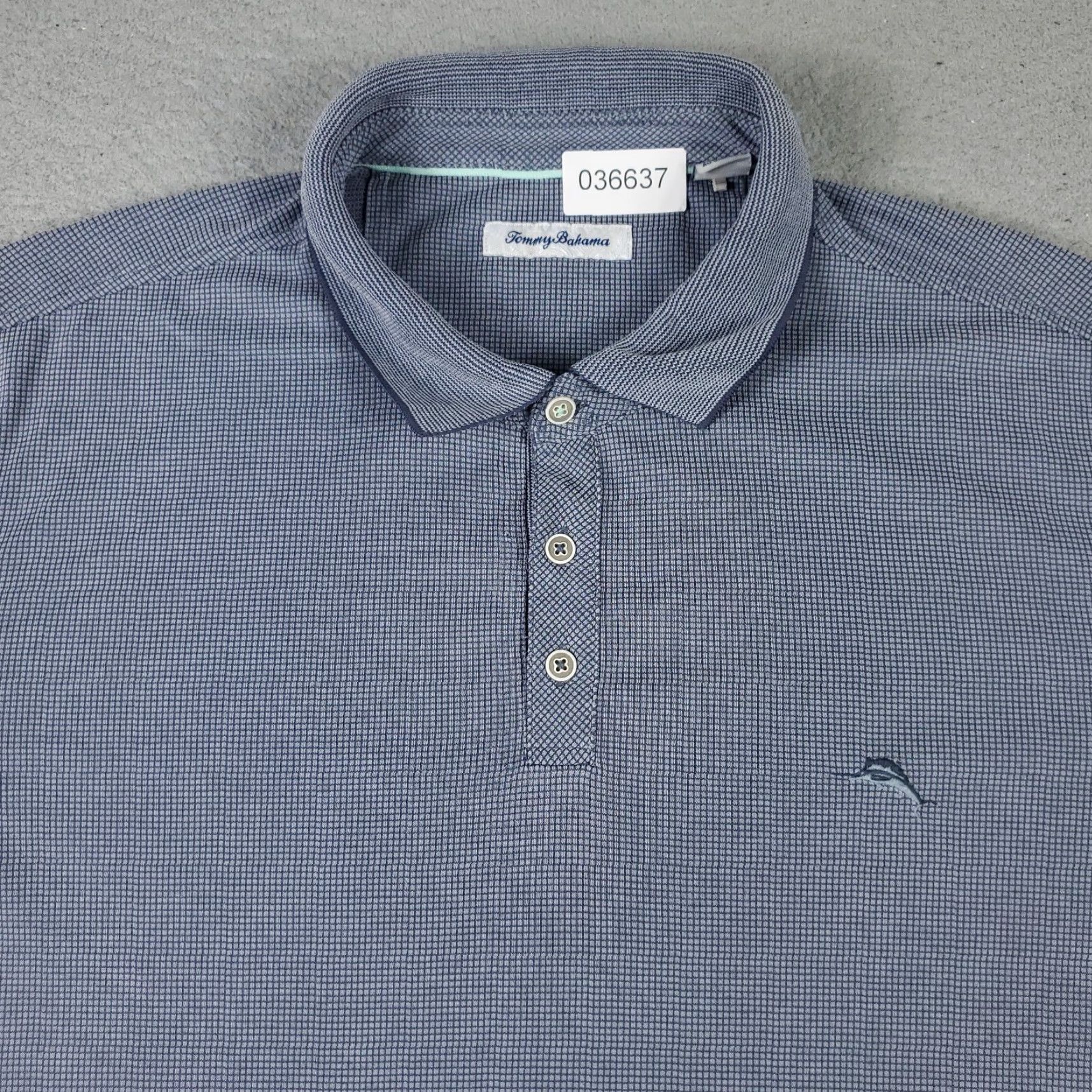 Tommy Bahama Tommy Bahama Polo Shirt 2XL Blue Marlin Casual Short Sleeve Mens Size US XXL / EU 58 / 5 - 2 Thumbnail
