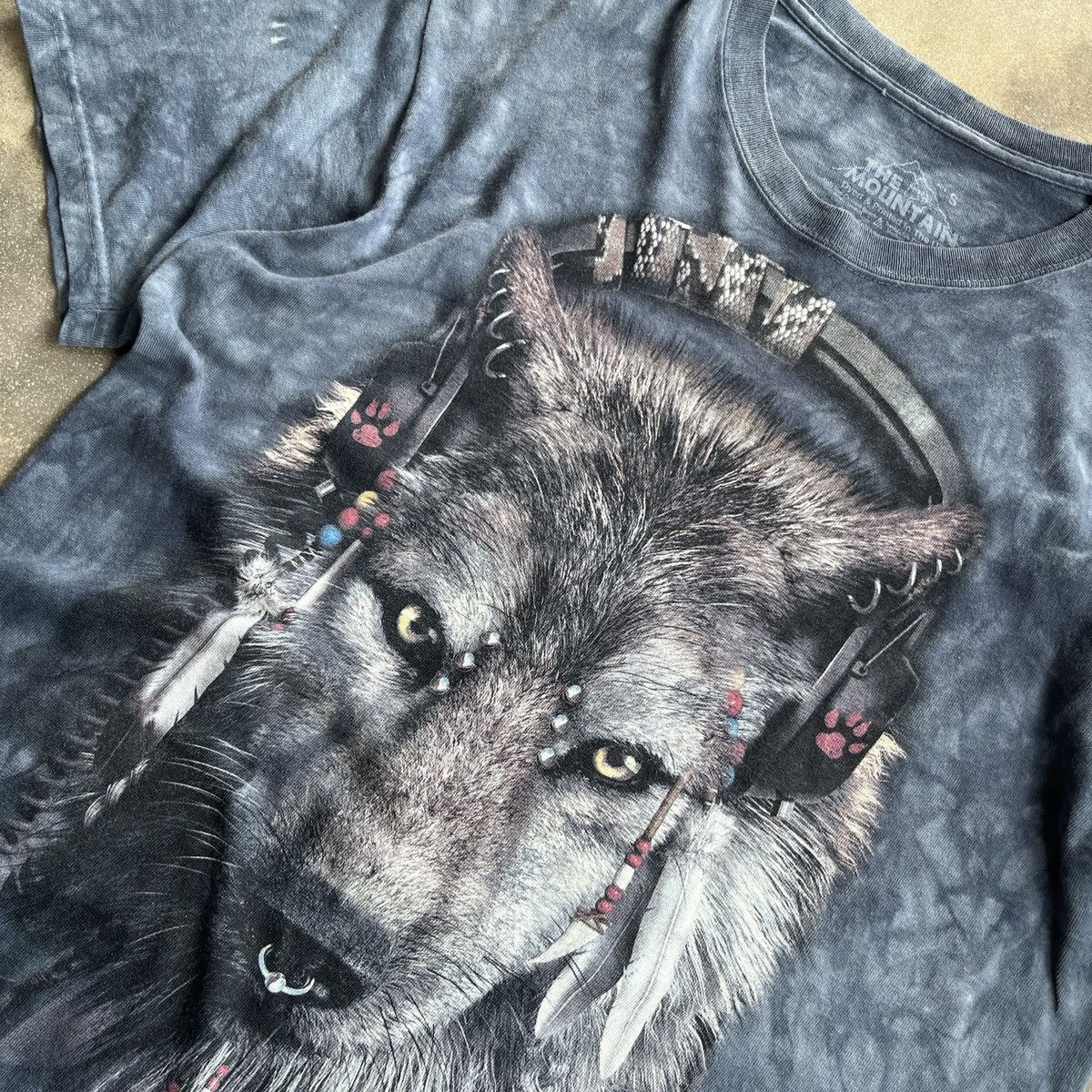 The Mountain T-Shirt The Mountain Tie Dyed Wolf Size US M / EU 48-50 / 2 - 4 Thumbnail