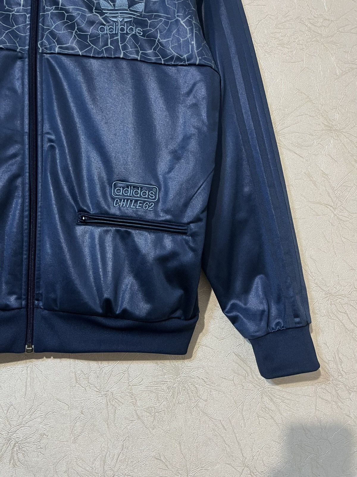 Adidas Adidas Originals Chile 62 Vintage Track Zip Blue Jacket Size US M / EU 48-50 / 2 - 3 Thumbnail