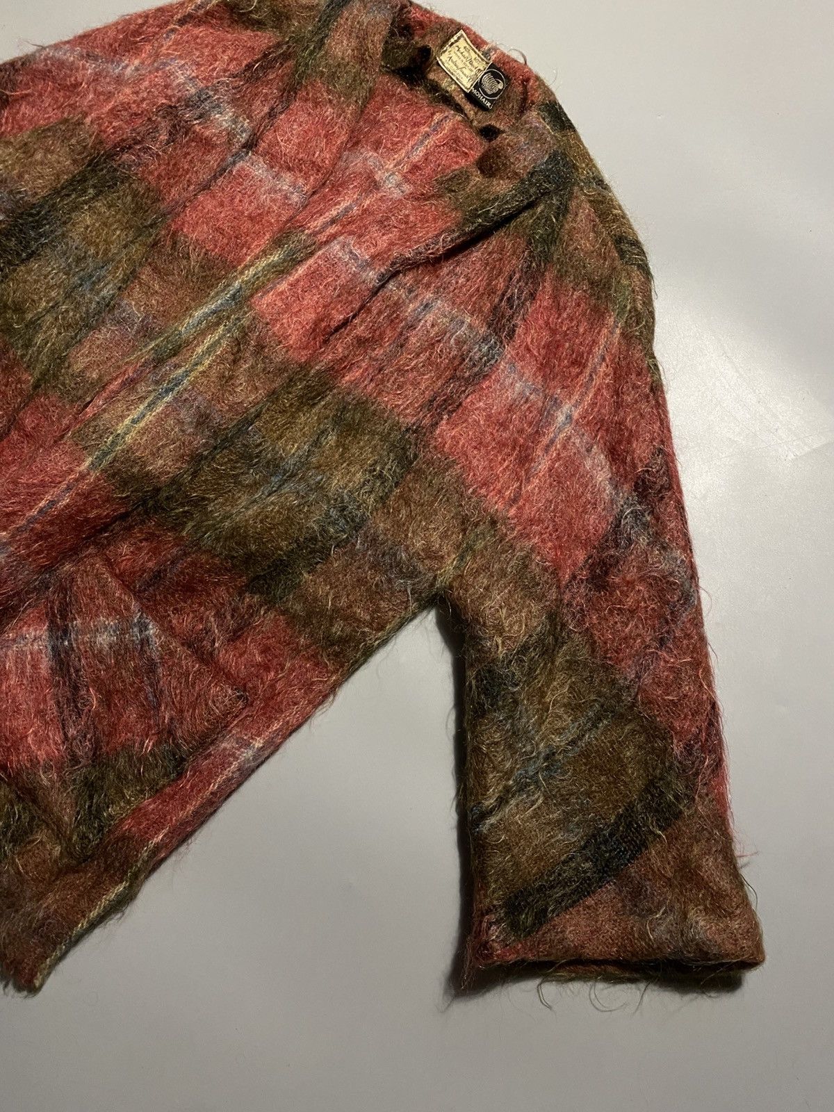 Vintage Andrew Stewart 1960s very rare MOHAIR coat vintage Size M / US 6-8 / IT 42-44 - 5 Thumbnail