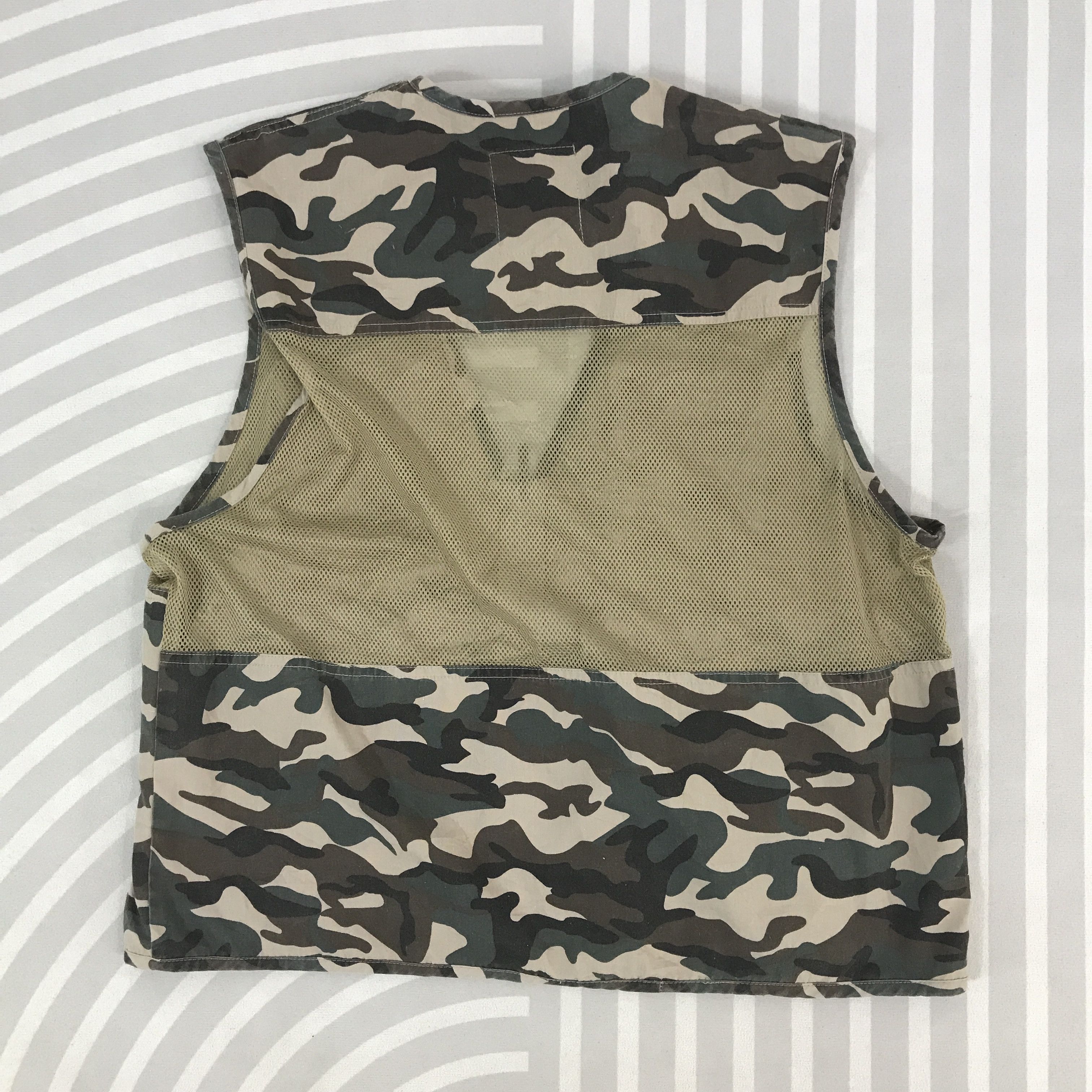 Japanese Brand × Vintage Vintage Fstneam Mountain camo vest tactical Jacket Size US L / EU 52-54 / 3 - 3 Thumbnail