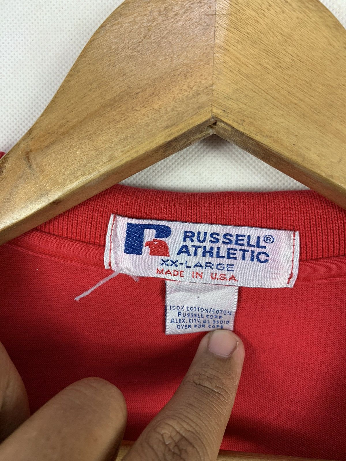 Russell Athletic Steals! Vintage 90s Russell Athletic Cardinals Polo Tee Size US XXL / EU 58 / 5 - 9 Thumbnail