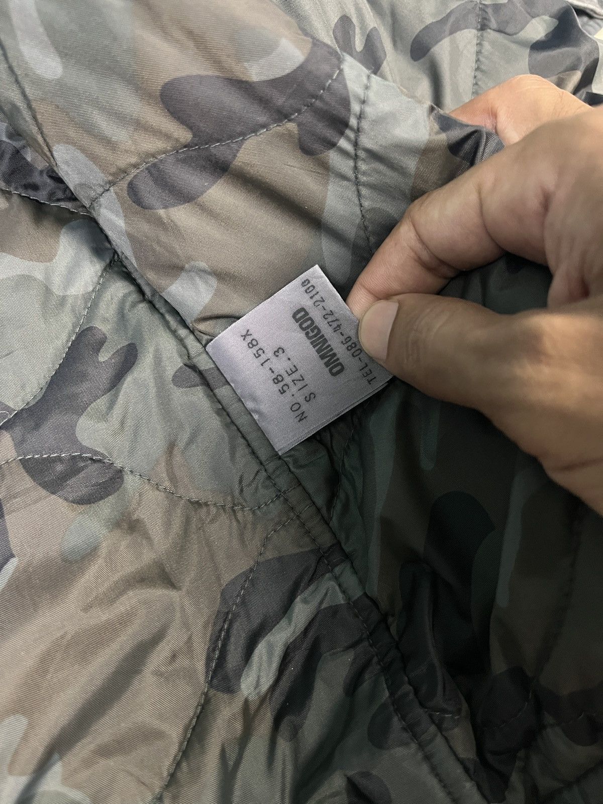 If Six Was Nine × OMNIGOD Omnigod Camo Lining Army N3B Style Fur Hood Bono Jacket Size US L / EU 52-54 / 3 - 13 Thumbnail