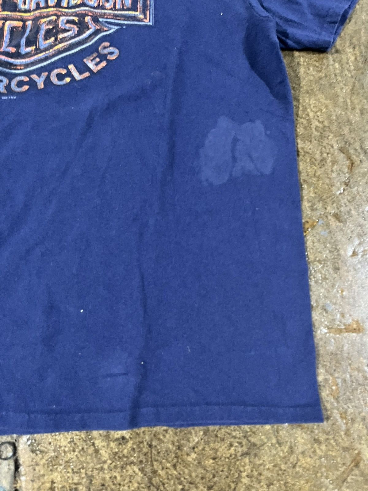 Harley Davidson × Vintage Crazy Vintage Harley Davidson Logo Tee Grunge Biker Skater Size US XL / EU 56 / 4 - 4 Thumbnail