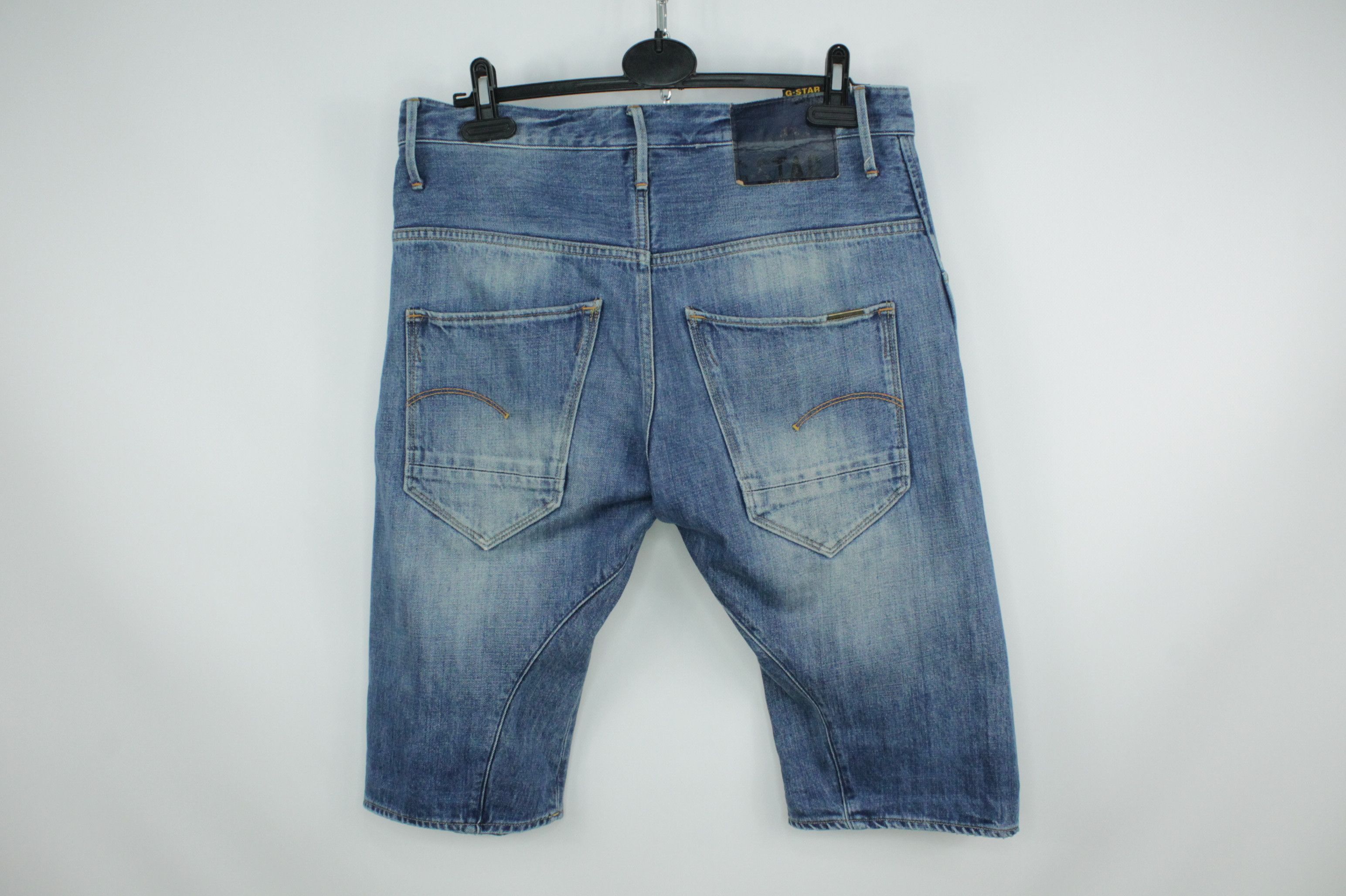 G-Star G-Star Raw Arc 3D Loose Tapered 1/2 Denim Shorts Size US 32 / EU 48 - 3 Thumbnail