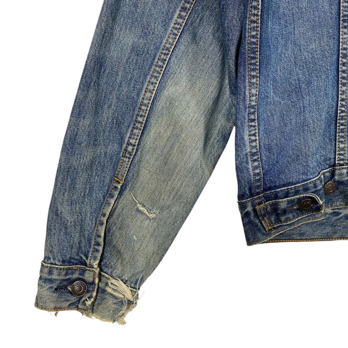 Levi's Levi's Type III Denim Trucker Distressed Jacket L Size Size US L / EU 52-54 / 3 - 17 Thumbnail
