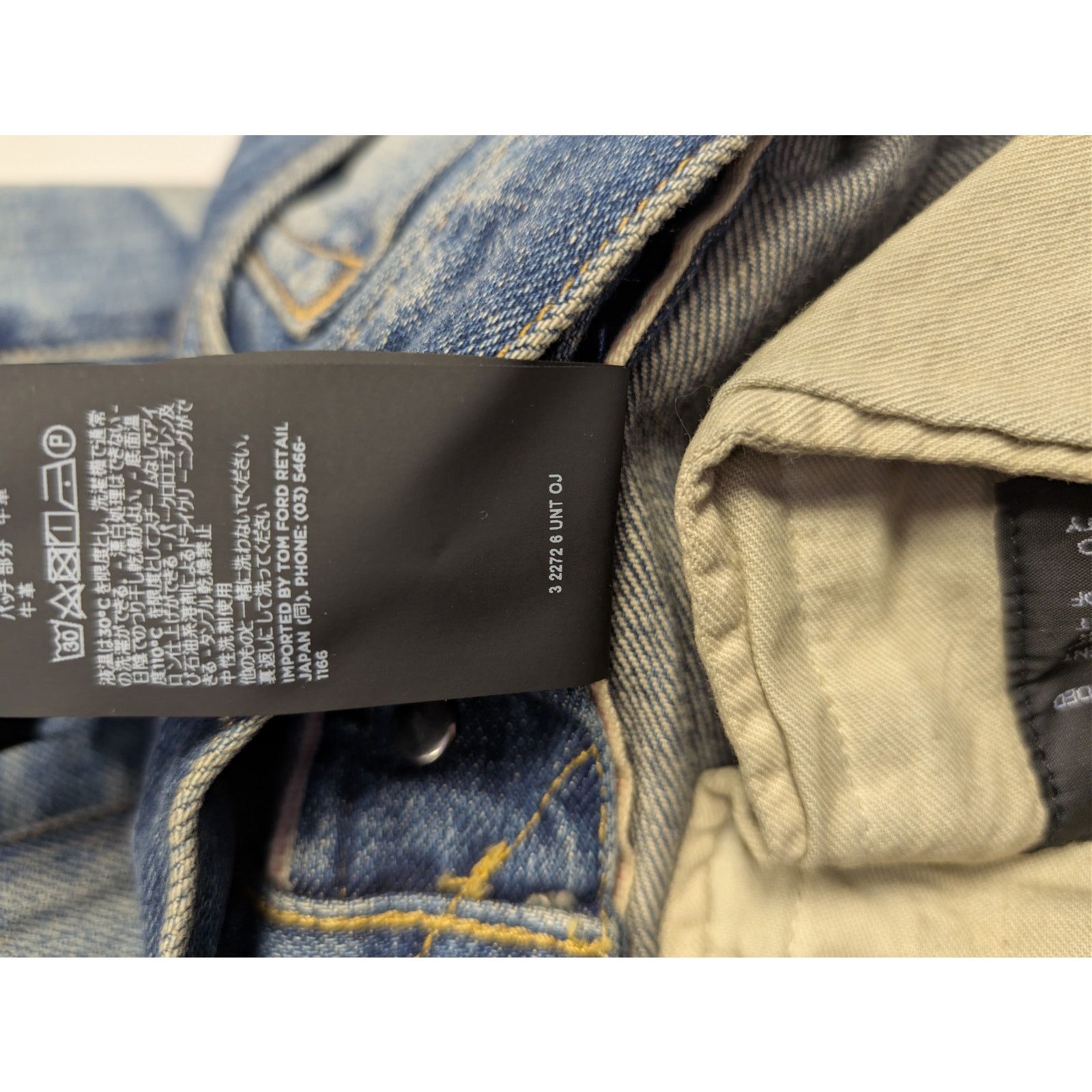 Tom Ford o1rshd1 Q:2 / Slim Denim Jeans in DK Indigo 36 Size US 36 / EU 52 - 18 Thumbnail