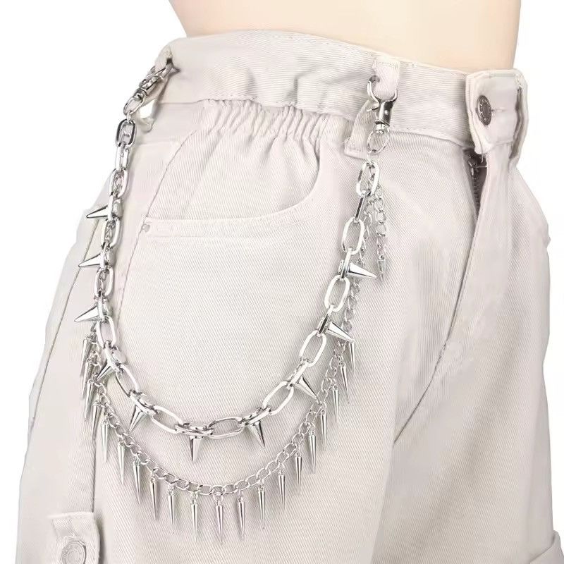 Jewelry 2 Styles Layered Punk Jean Chains Size ONE SIZE - 1 Thumbnail