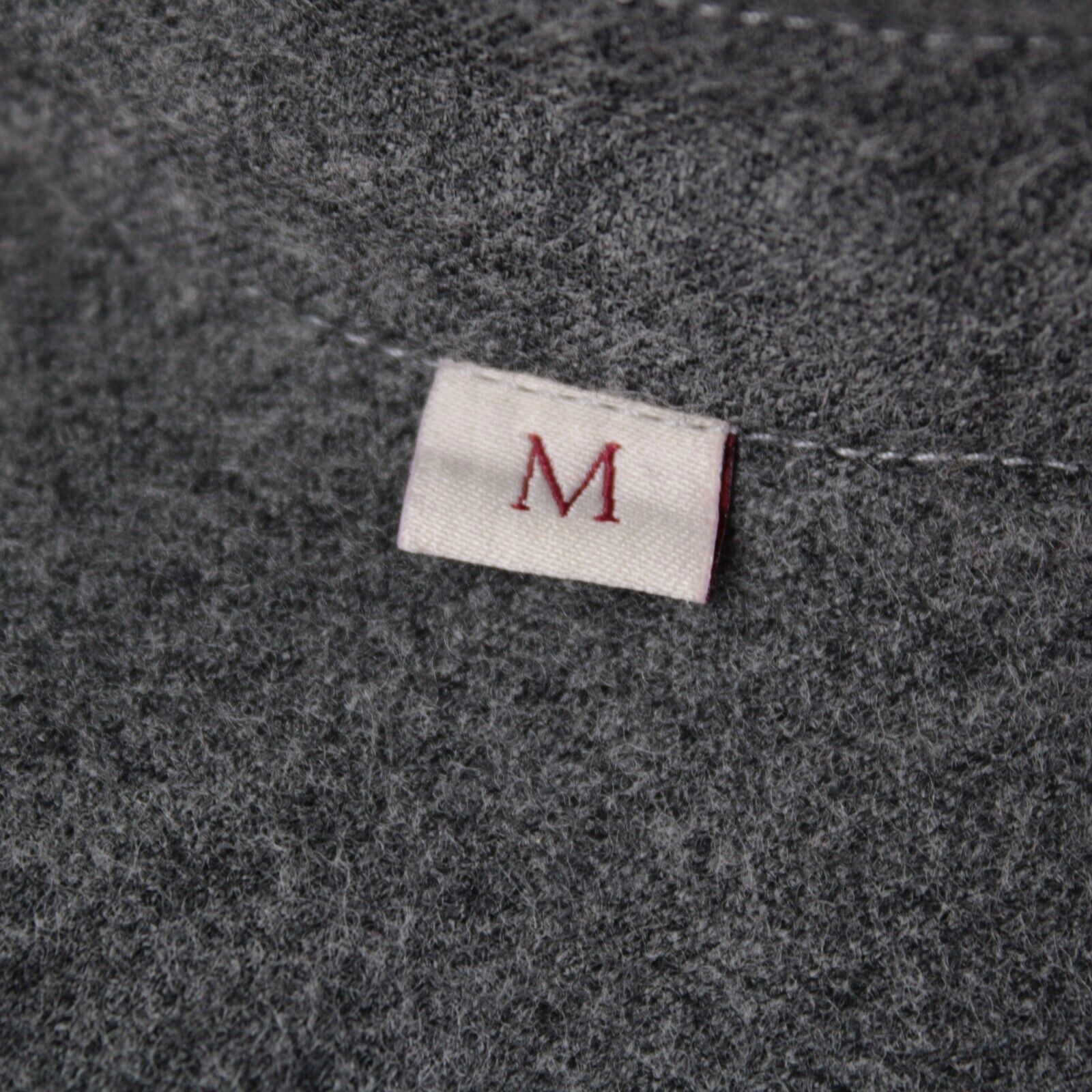 Luciano Barbera Overshirt Size M US In Gray Wool Blend