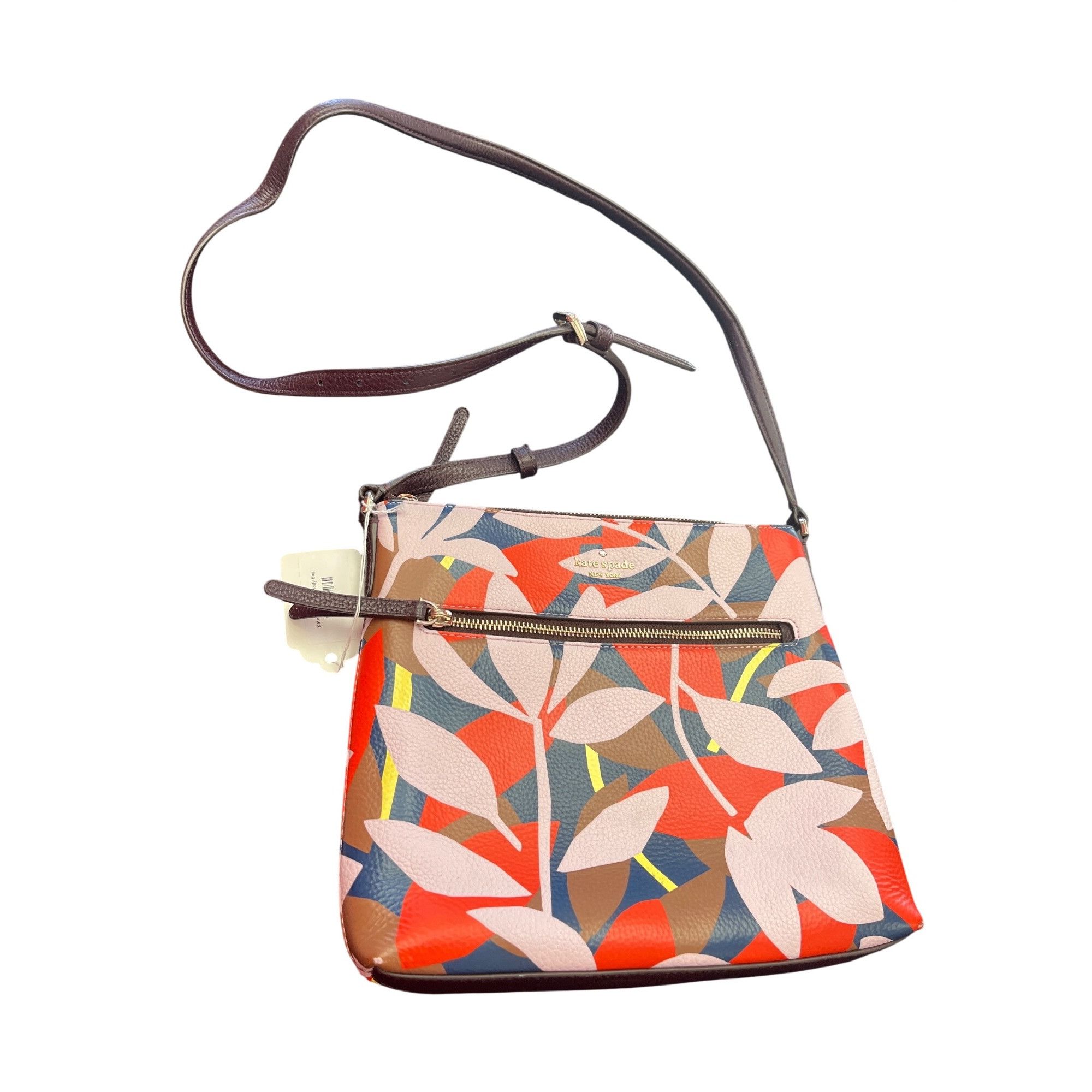 Kate Spade Kate Spade NY woms blue red floral crossbody handbag 9.5"x10 Size ONE SIZE - 1 Thumbnail