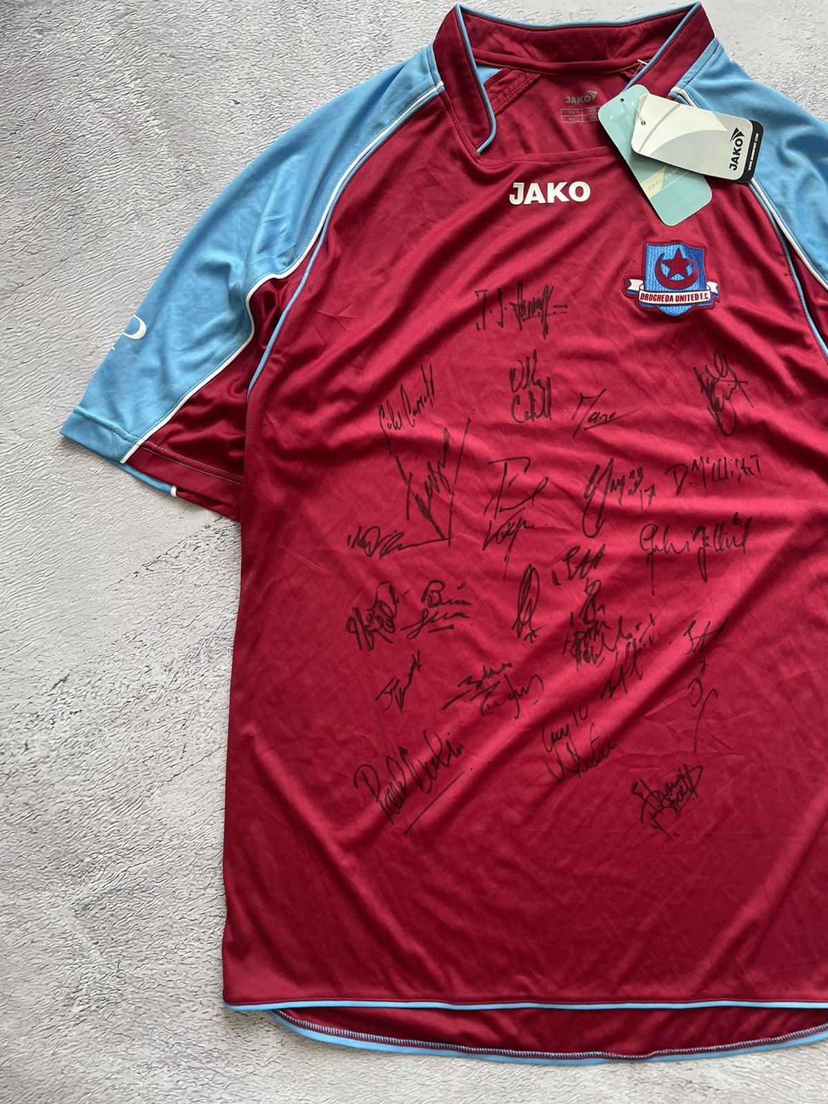 Vintage Vintage! Soccer Jersey Drogheda United 2008 RARE! Jako Kit Size US M / EU 48-50 / 2 - 2 Thumbnail