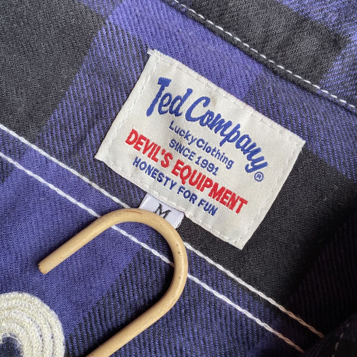 Tedman Ted Company Lucky Clothing Plaid Flannel Shirts Size US M / EU 48-50 / 2 - 7 Thumbnail